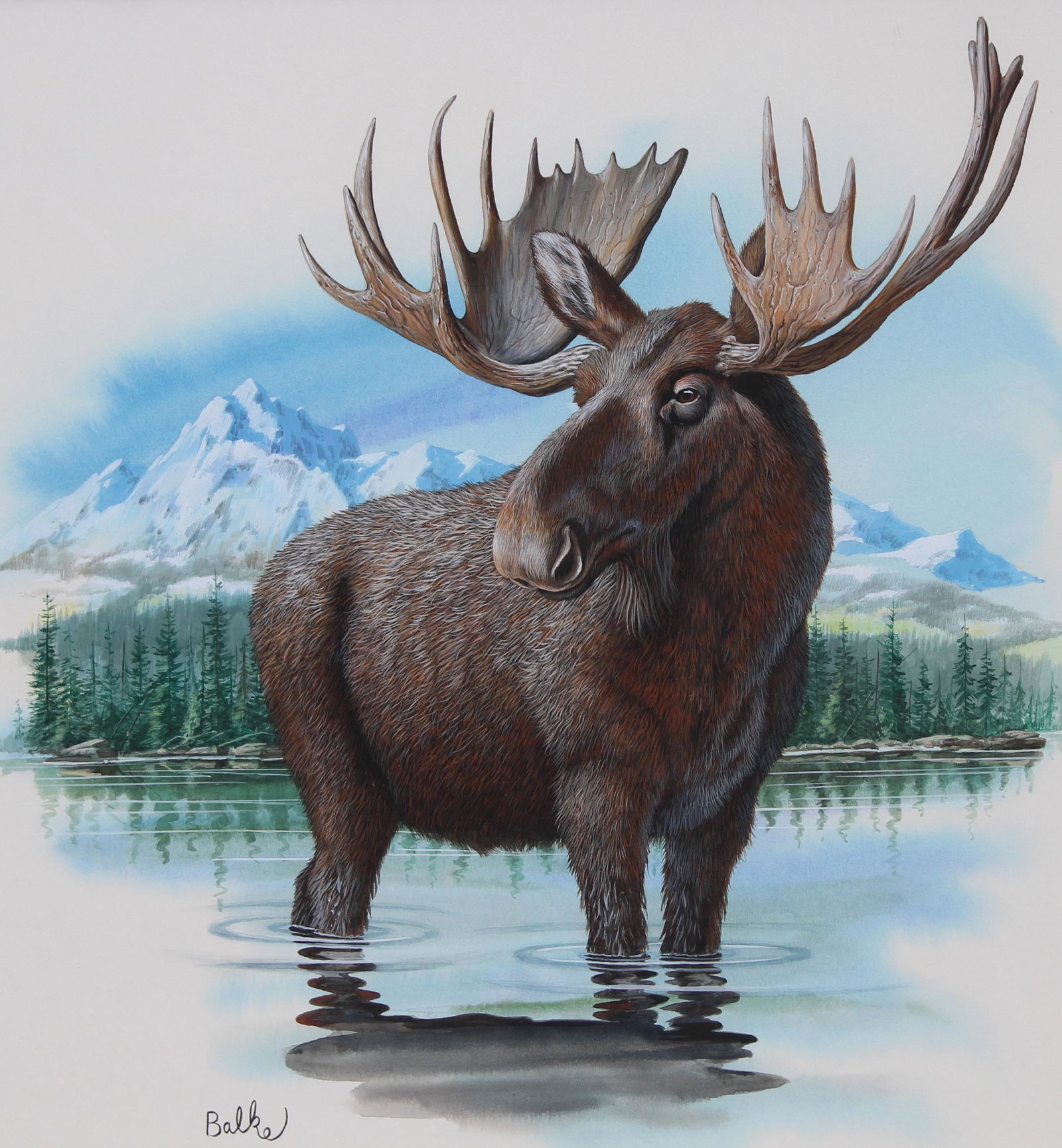 Don Balke (B. 1933) "Moose" (1 of 4)