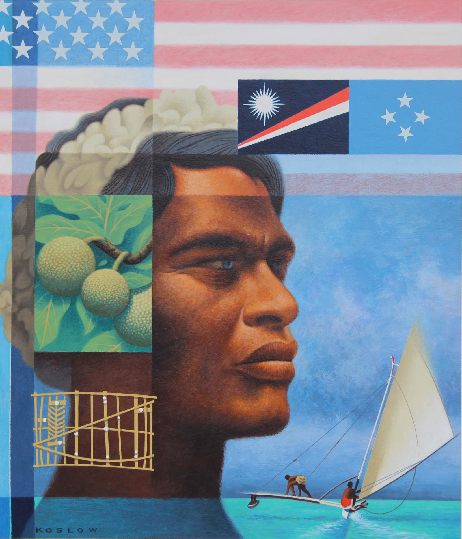 Howard Koslow (1924 - 2016) "... Free Association" (1 of 5)