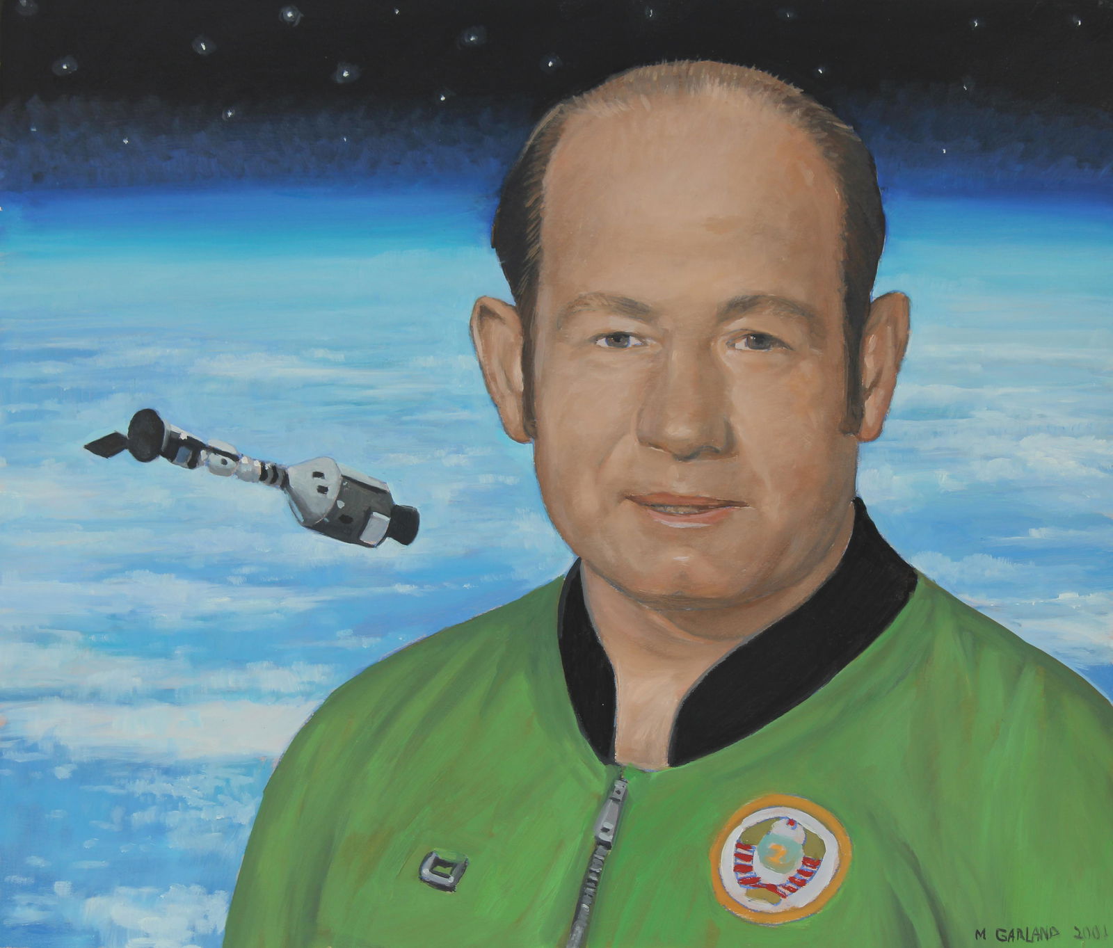 Michael Garland (B. 1952) "Alexei Leonov" Original (1 of 4)