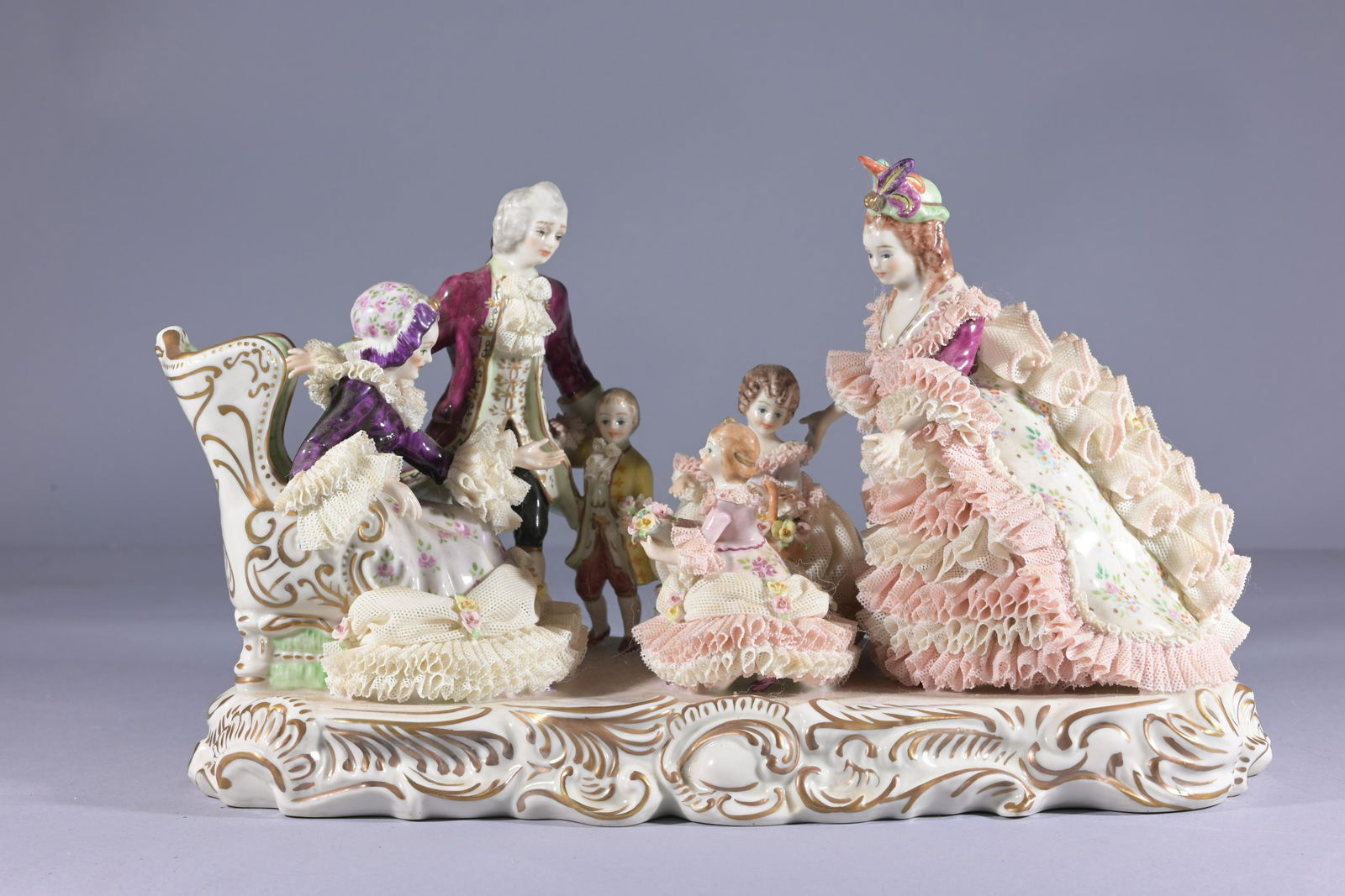 Antique German Porcelain Figural Grouping (1 of 9)