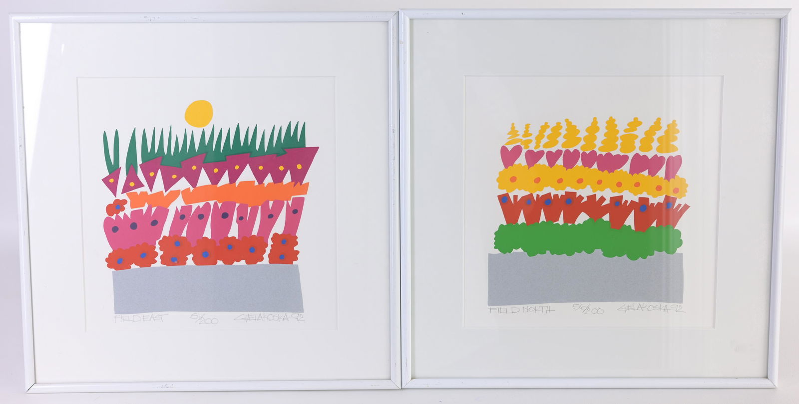 Pair of C. Daniel Gelakoska Serigraphs (1 of 5)