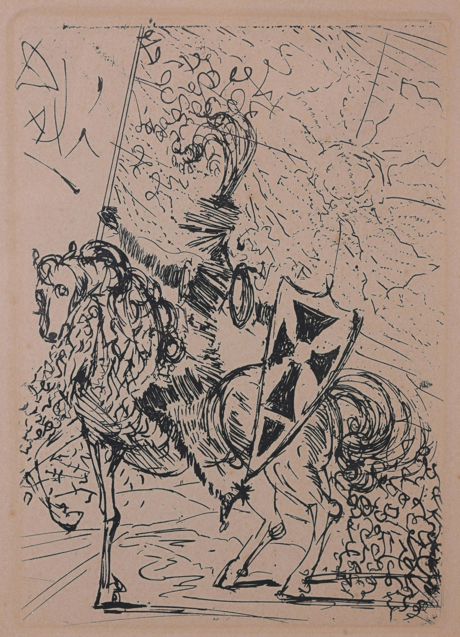 Salvador Dali "El Cid" Etching (1 of 4)