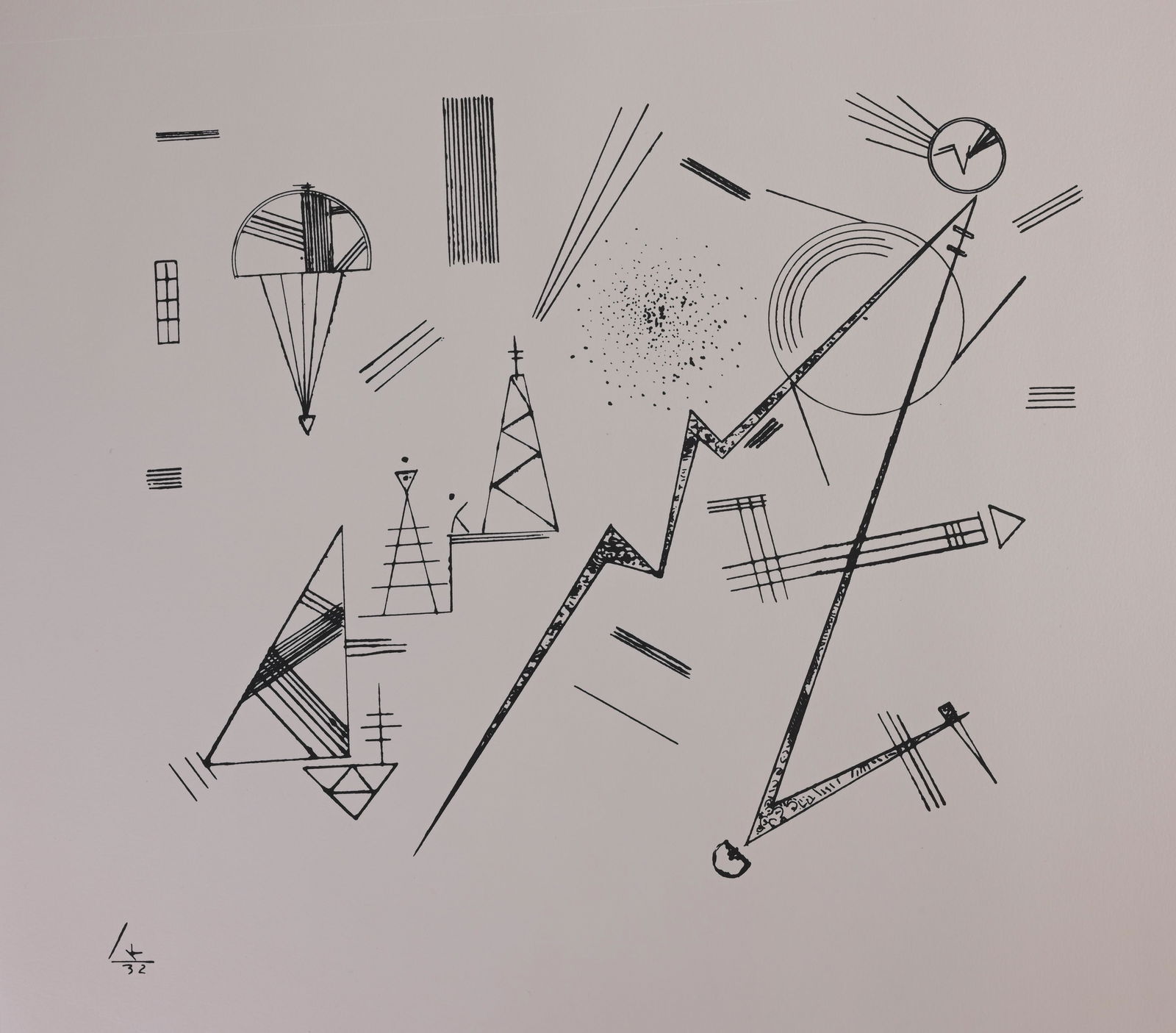 After Kandinsky Lithograph (1 of 5)