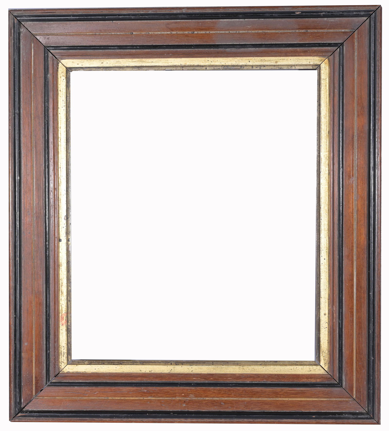 American 1870's Frame - 12 1/8 x 10 1/8: American 1870's Frame. Rabbet Size: 12 1/8 x 10 1/8 in. Overall Framed Size: 17 x 15 in. (97-57) (112) Provenance: The historic period frame collection of Eli Wilner. The collection previously include