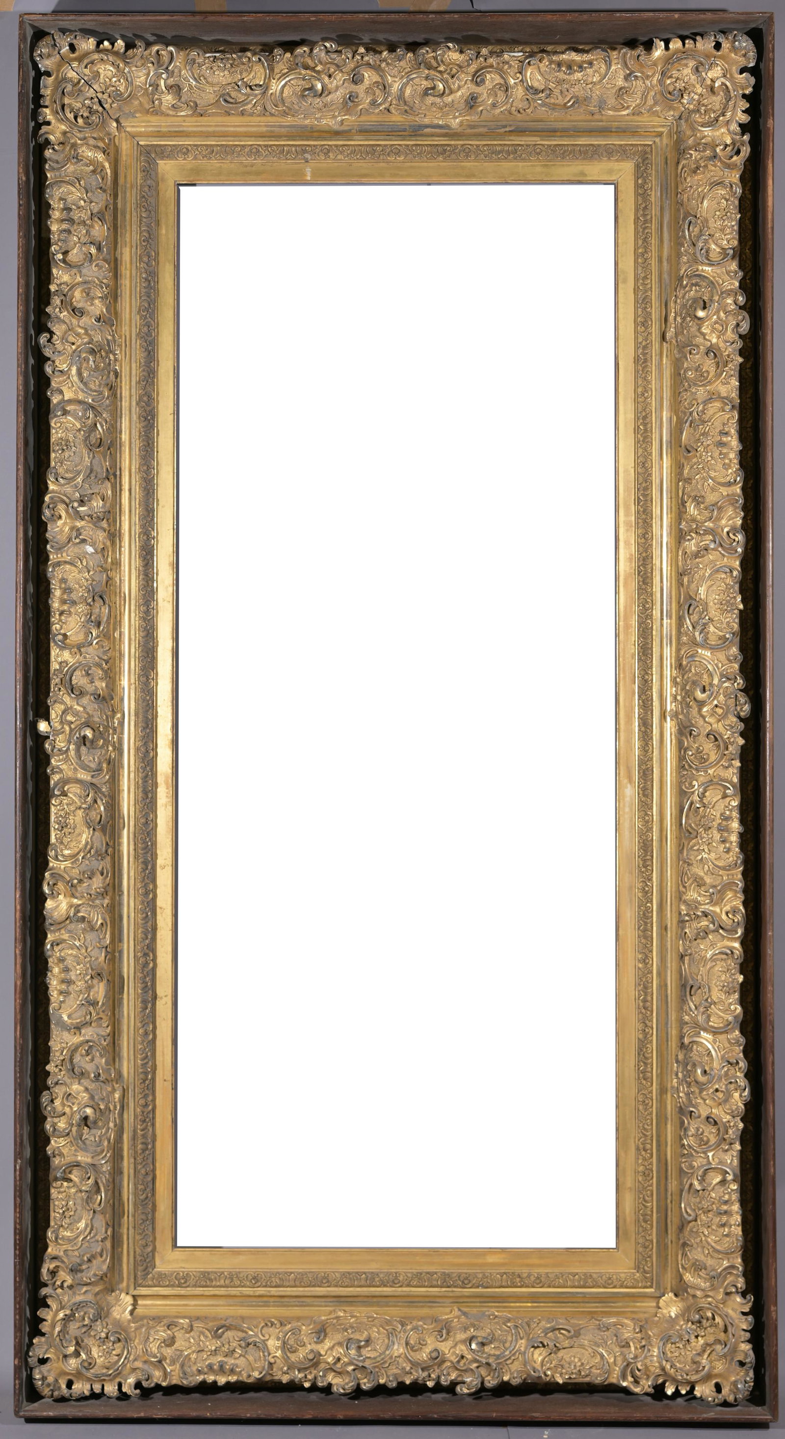Carved 19th C. Large Italian Frame - 66 x 27.5 (1 of 8)