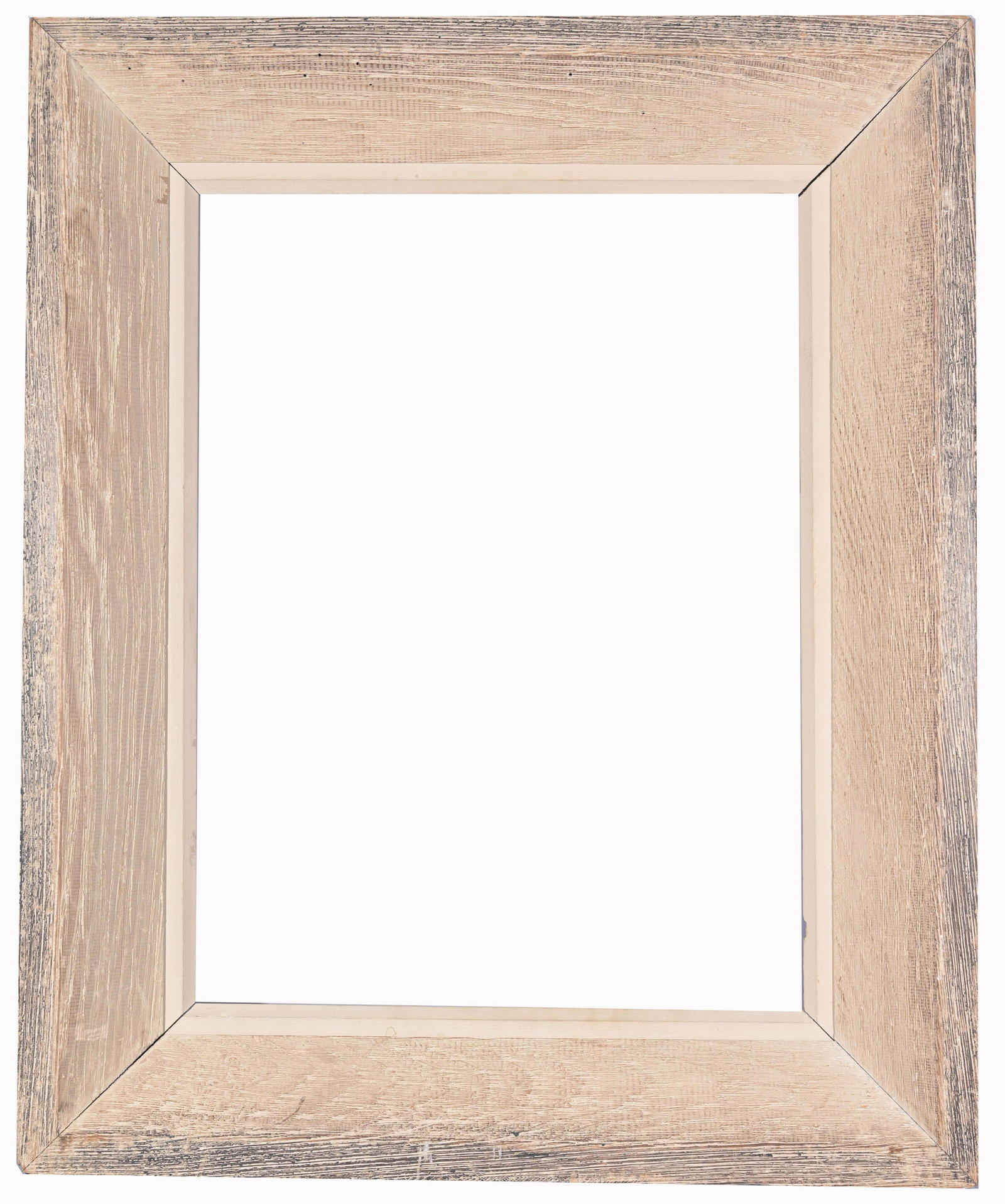 American Mid Century Frame- 24 1/8 x 18 1/8: American Mid Century Frame. Rabbet Size: 24 1/8 x 18 1/8 in. Overall Framed Size: 32 x 26 in. (97-199) (105) Provenance: The historic period frame collection of Eli Wilner. The collection previously i