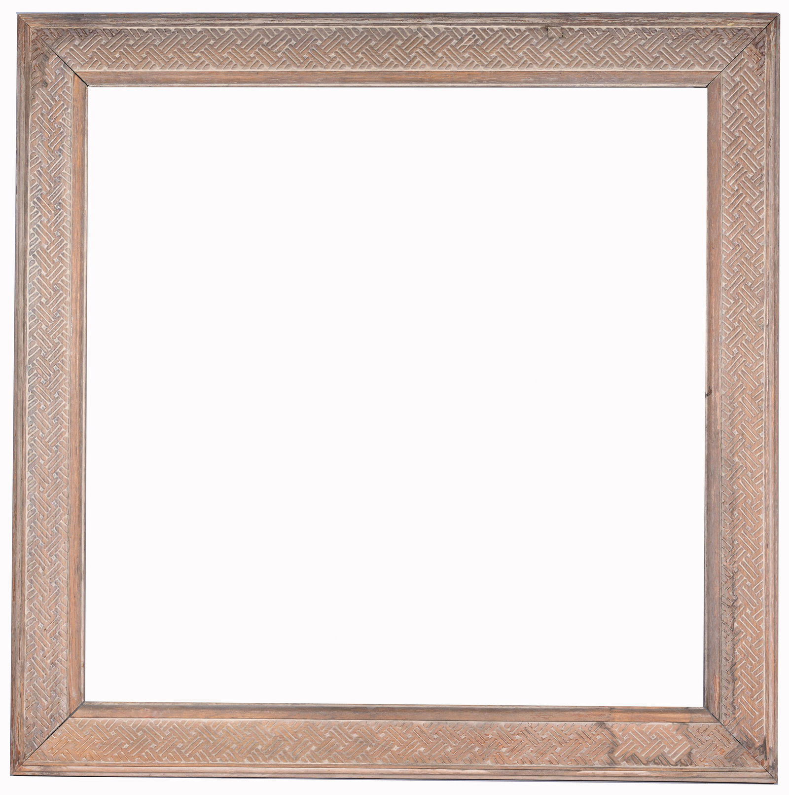 American 1930-50 - 24 1/8 x 24 1/8: American 1930-50 Rabbet Size: 24 1/8 x 24 1/8 in. Overall Framed Size: 29 x 29 in. (97-208) (104) Provenance: The historic period frame collection of Eli Wilner. The collection previously included fra