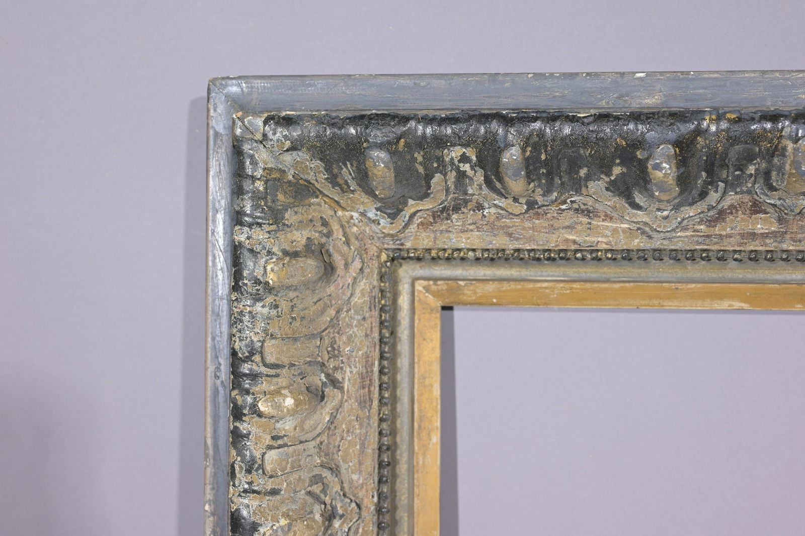 Antique Frame - 20 x 16.25: Rabbet Size: 20 x 16.25 in. Overall Framed Size: 28 x 24 in. (98-24) (57) Provenance: The historic period frame collection of Eli Wilner. The collection previously included frames adorning 28 painting