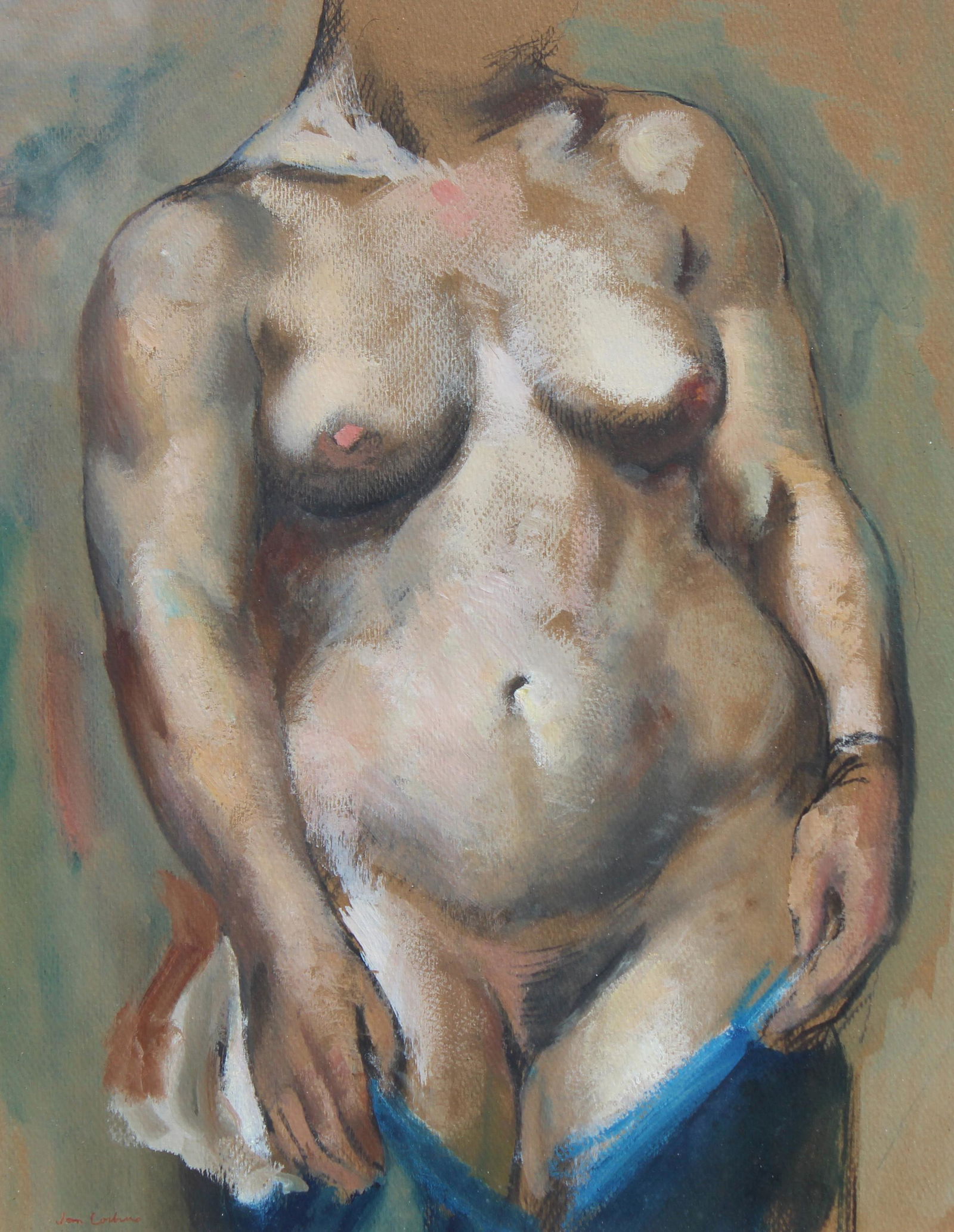 Jon Corbino (NY, 1905 - 1964) "Torso", Exhibited (1 of 4)