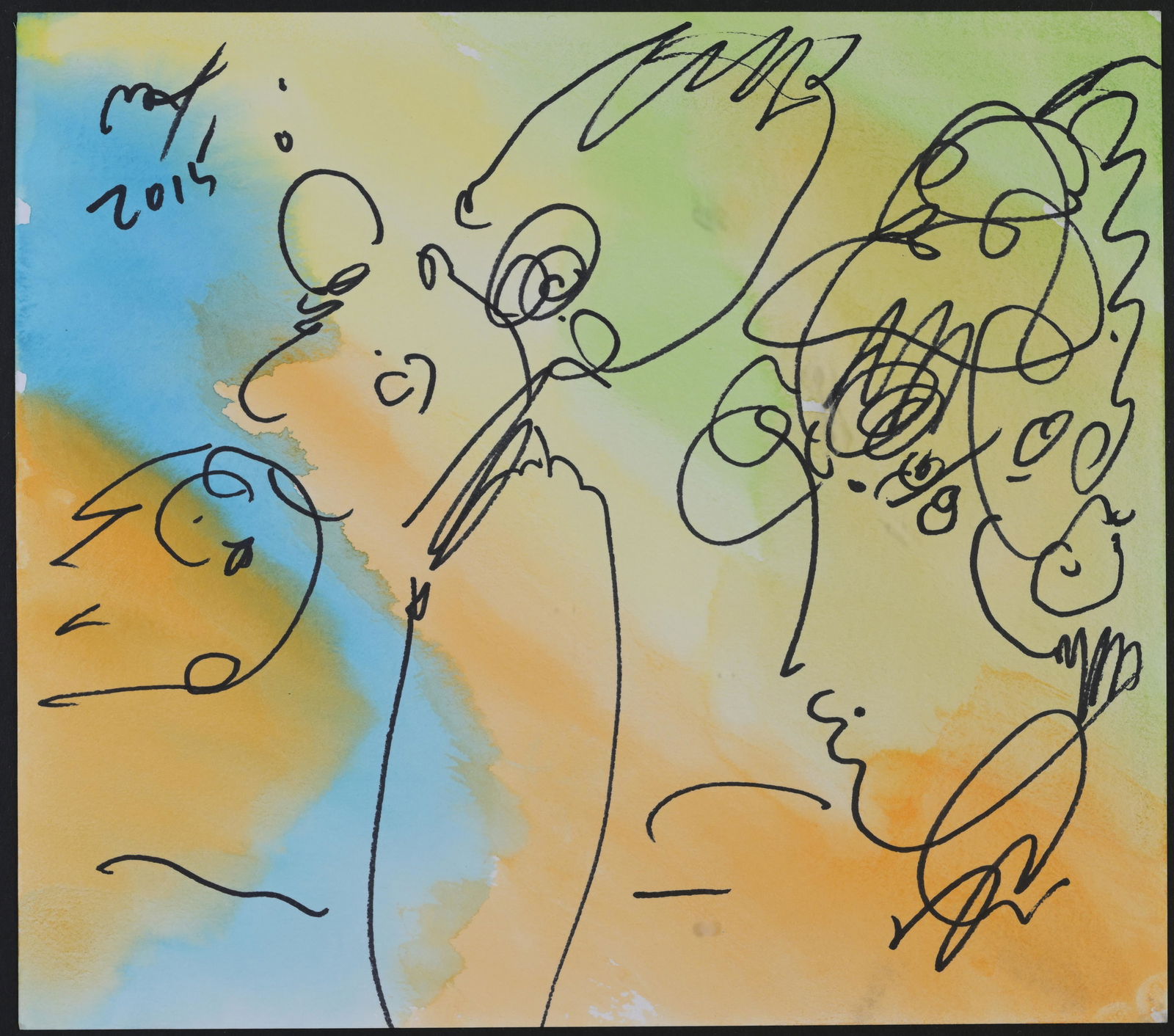 Peter Max "Blushing Beauty" Mixed Media (1 of 4)