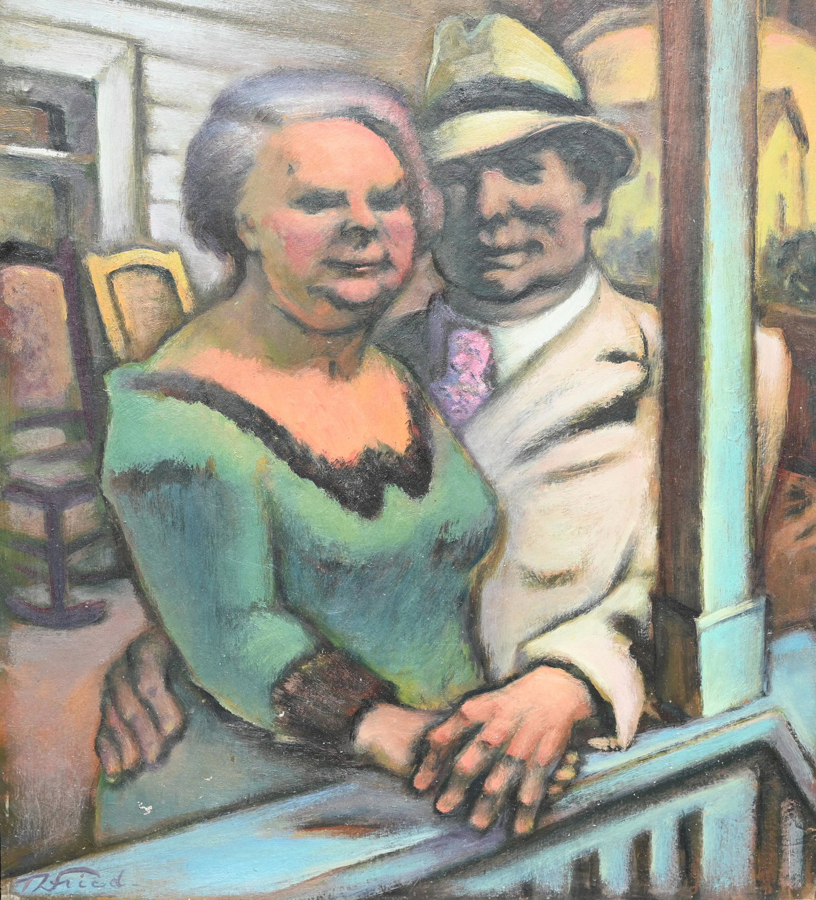Theodore Fried (1902 - 1980) Portrait of a Couple (1 of 6)