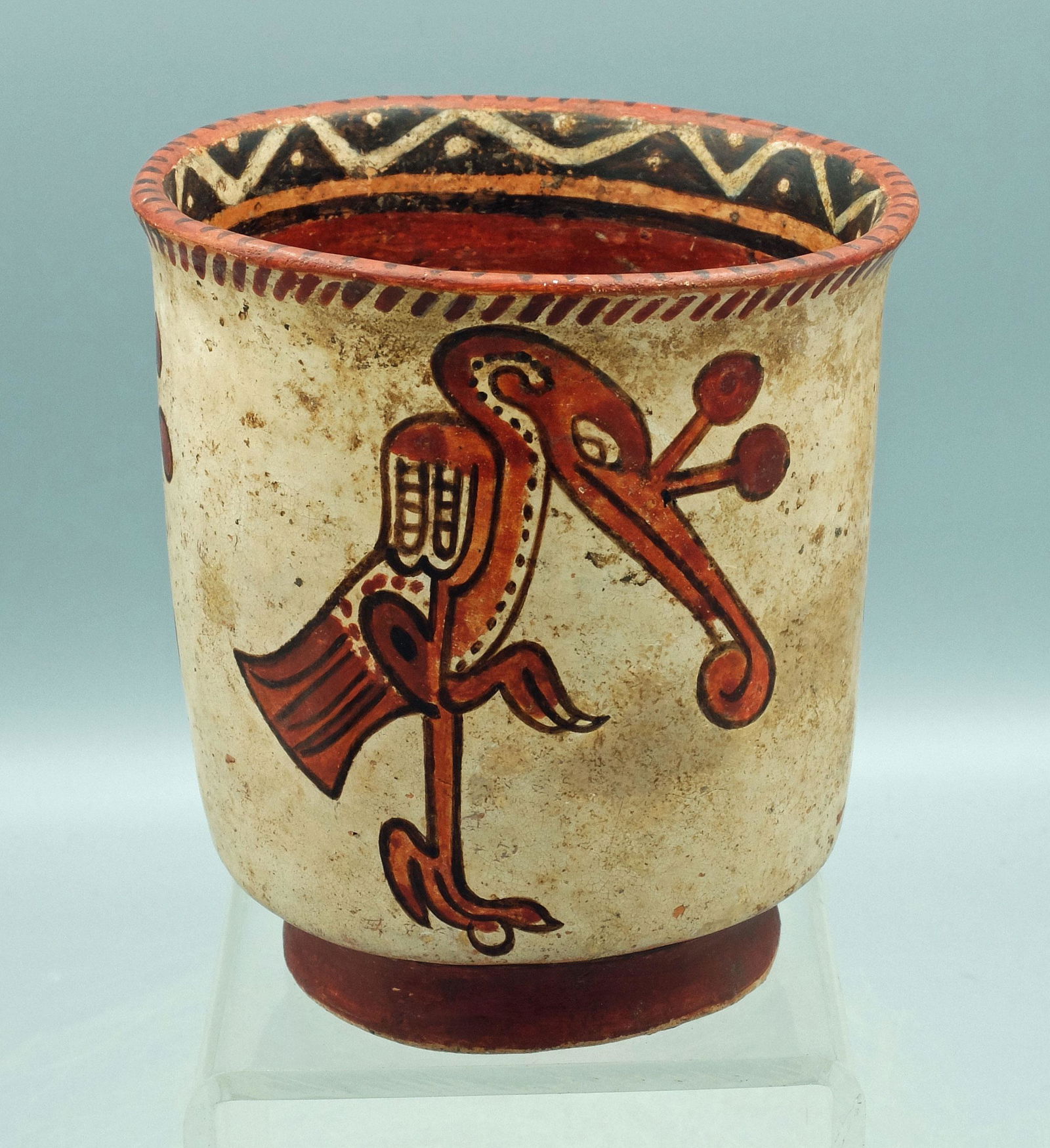 Maya Polychrome Beaker - Honduras (1 of 3)