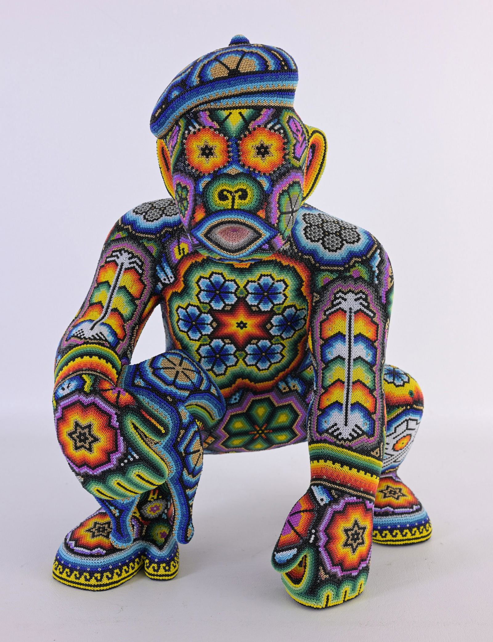 CHROMA "In the Beginning" Huichol Style Sculpture (1 of 8)