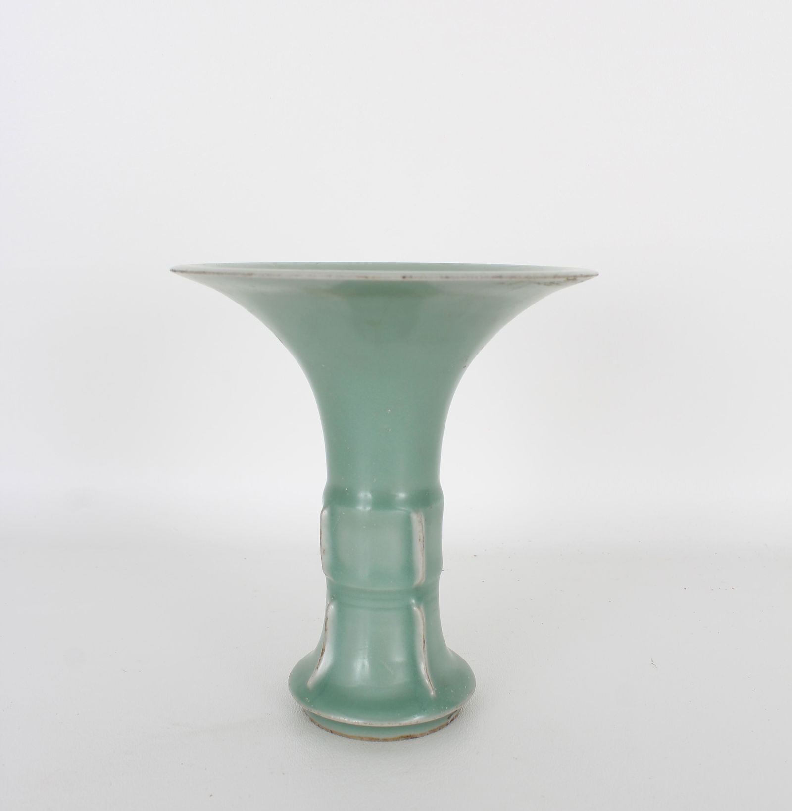 Chinese Song Style Longquan Celadon Gu-Form Vase (1 of 3)