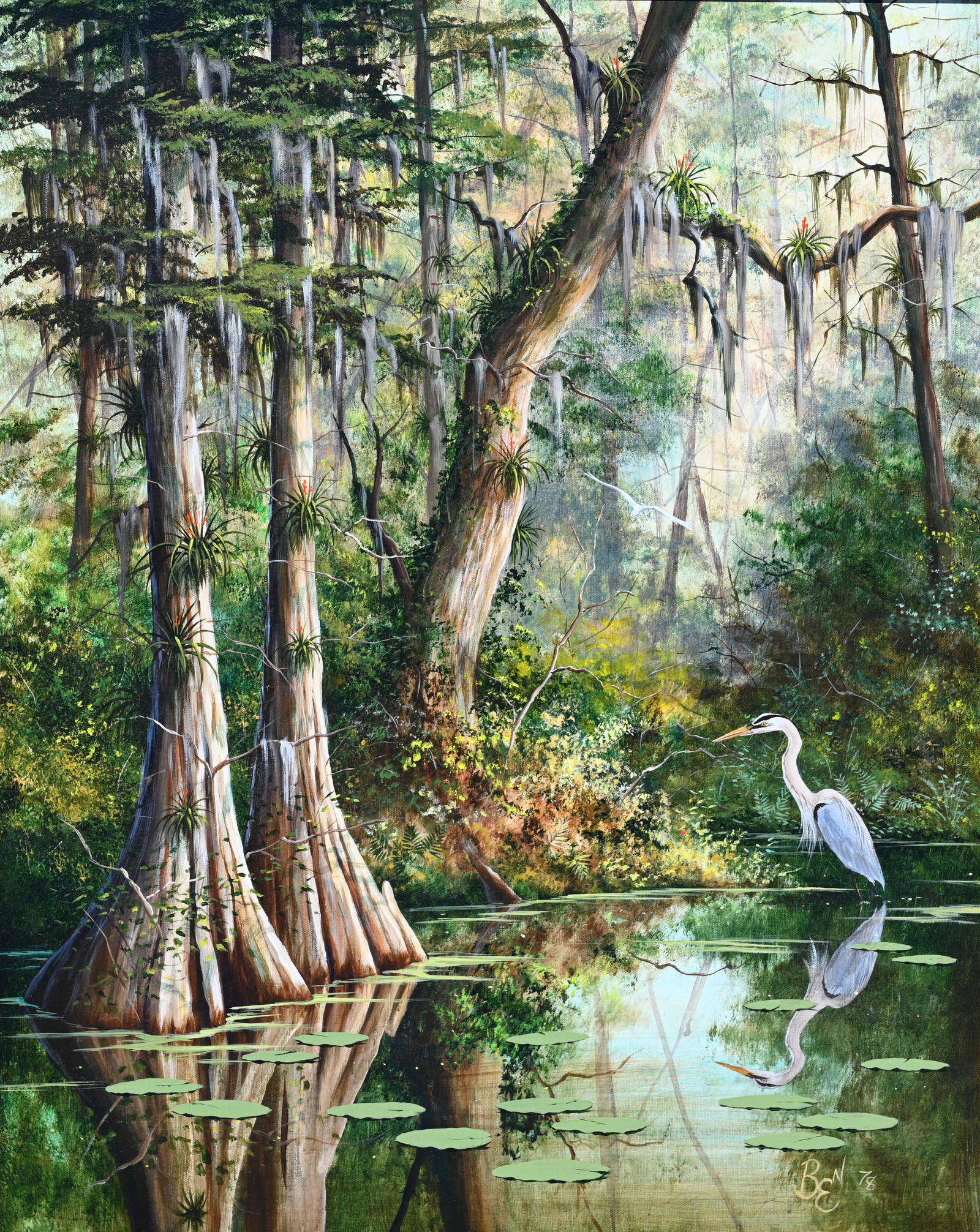 Ben Essenburg (1947 - 2018) "Keeper of the Gate" Original Acrylic (1 of 9)