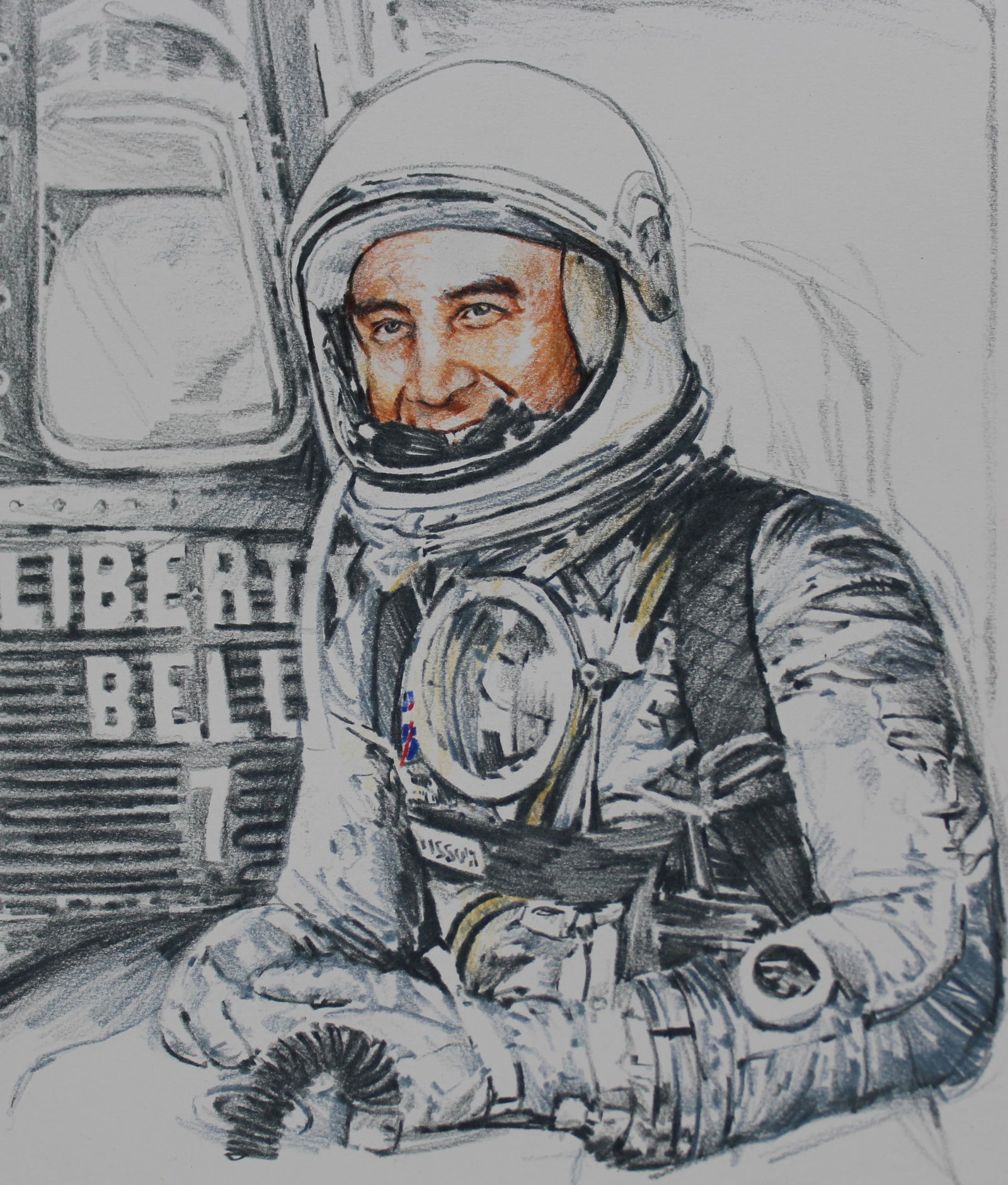 Chris Calle (B. 1961) "Gus Grissom" (1 of 4)