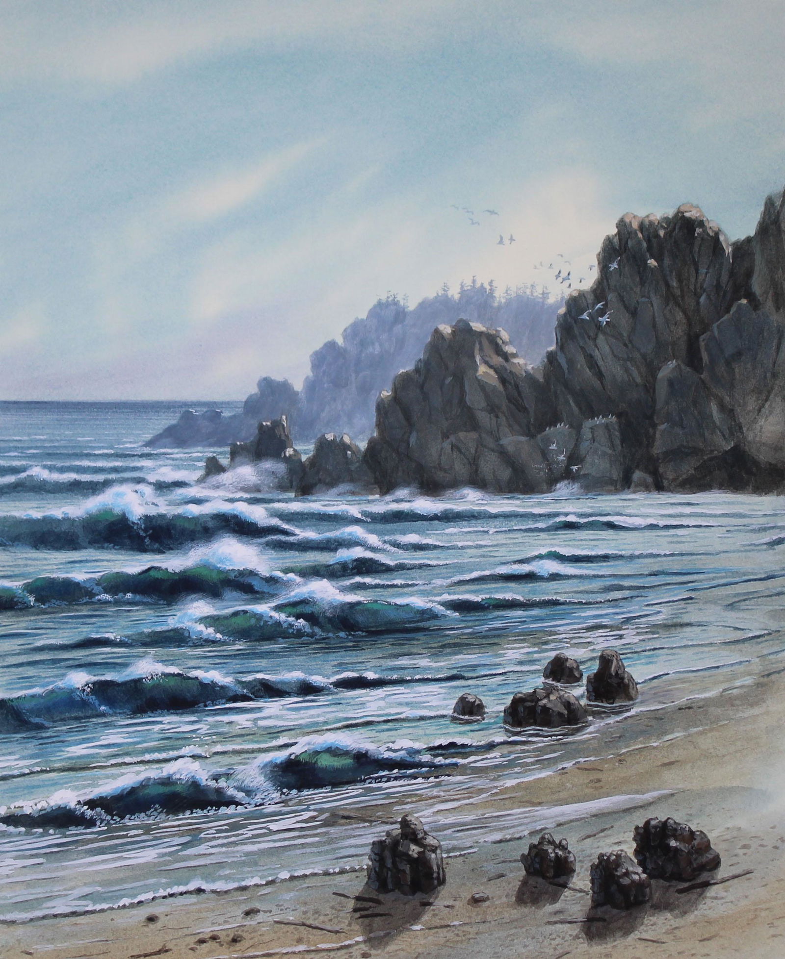 Don Balke (B. 1933) "Seashore Scene" (1 of 4)