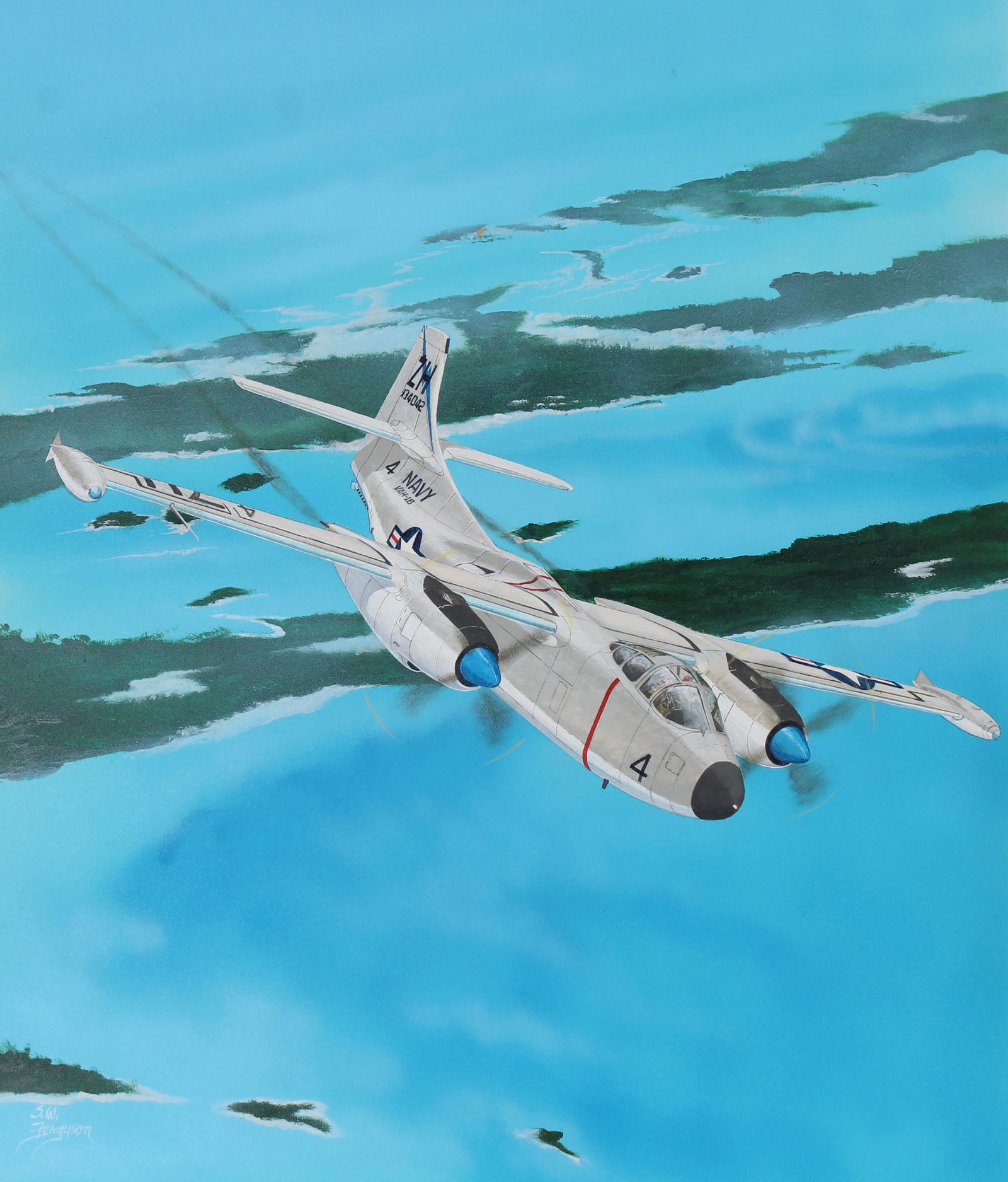 Steve Ferguson (B. 1946) "AJ-2 Savage" Original (1 of 5)