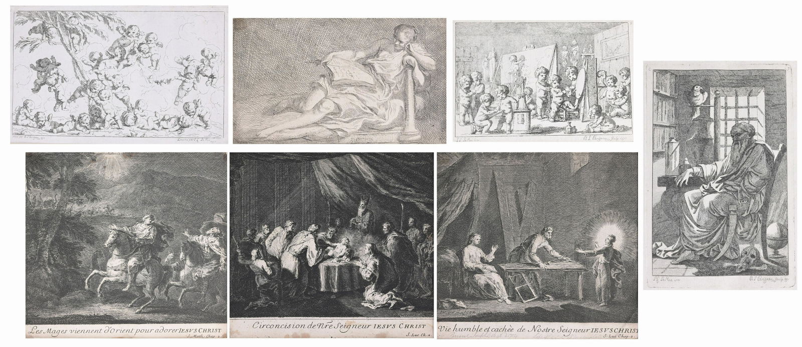 (7) Assorted Etchings and Engravings (1 of 8)