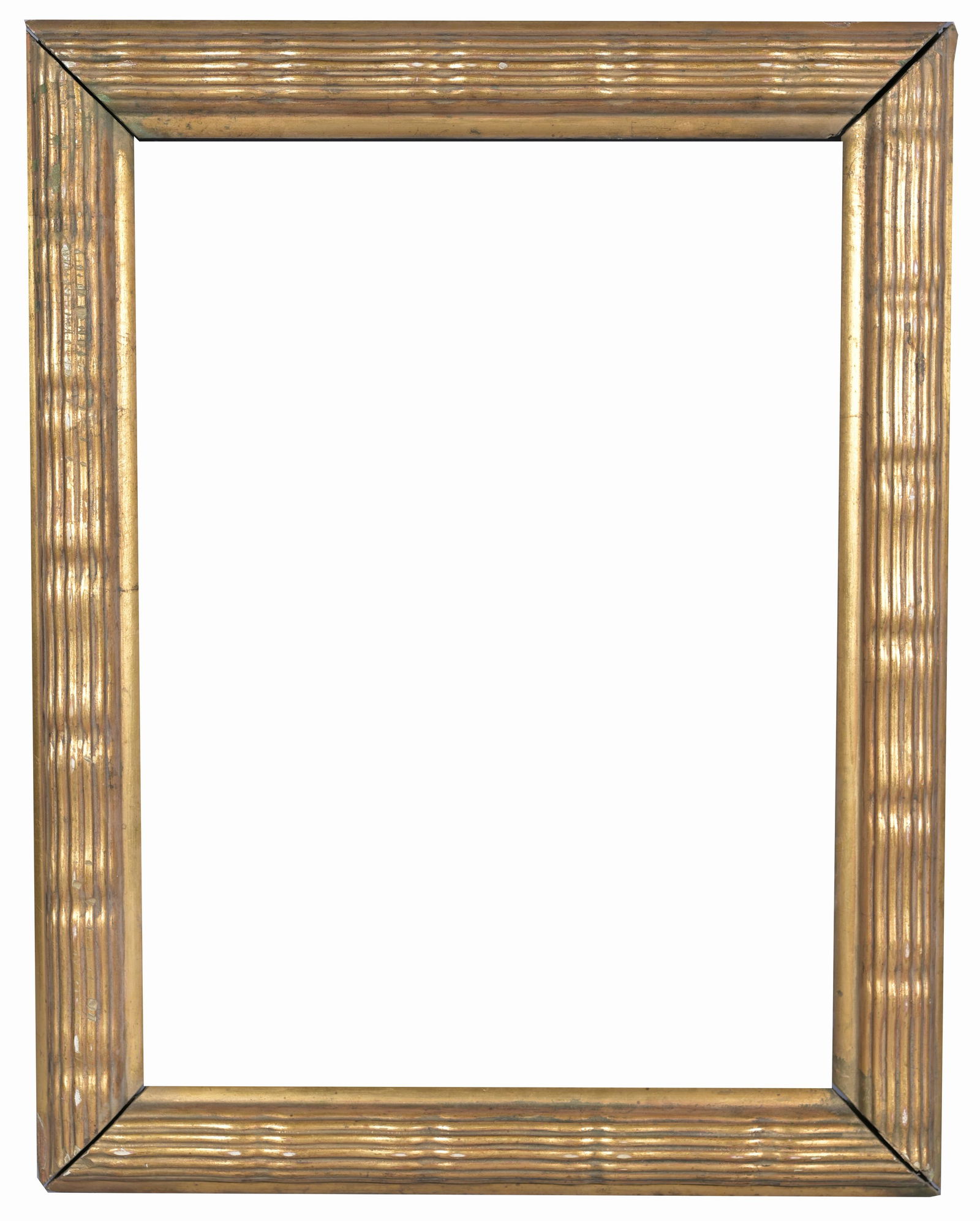 European 1900's Gilt Frame - 20.5 x 15.25: European 1900's Gilt Frame. Rabbet Size: 20.5 x 15.25 in. Overall Framed Size: 24 x 19 in. (01-90) (312) Provenance: The historic period frame collection of Eli Wilner. The collection previously inclu