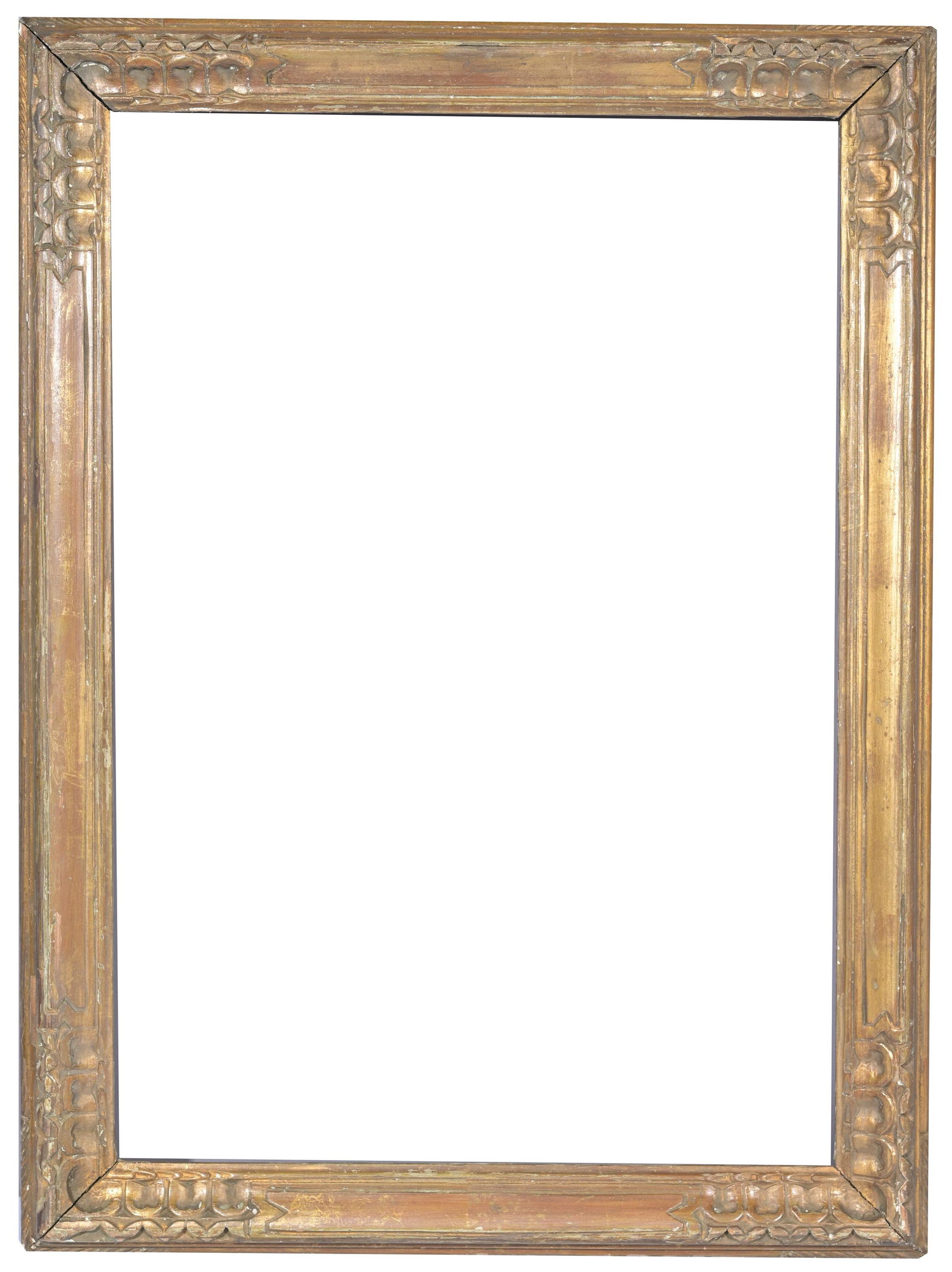 American c.1920's Frame - 22 x 15 3/8: American c.1920's Frame. Rabbet Size: 22 x 15 3/8 in. Overall Framed Size: 25.5 x 19 in. (05-88) (52) Provenance: The historic period frame collection of Eli Wilner. The collection previously included