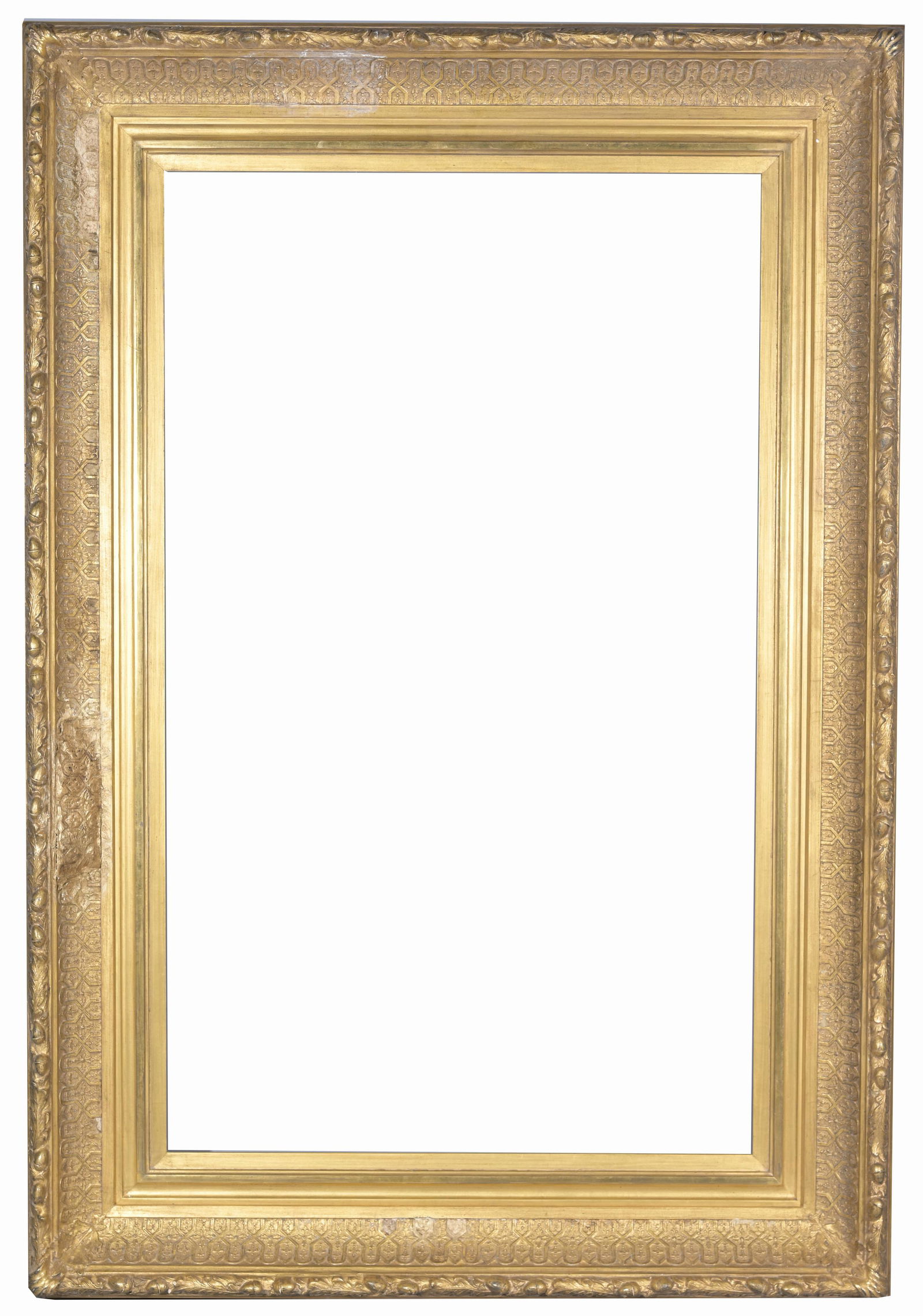 American 1880's - 36 x 22: American 1880's Rabbet Size: 36 x 22 in. Overall Framed Size: 45 x 31.5 in. (07-179) (302) Provenance: The historic period frame collection of Eli Wilner. The collection previously included frames ado
