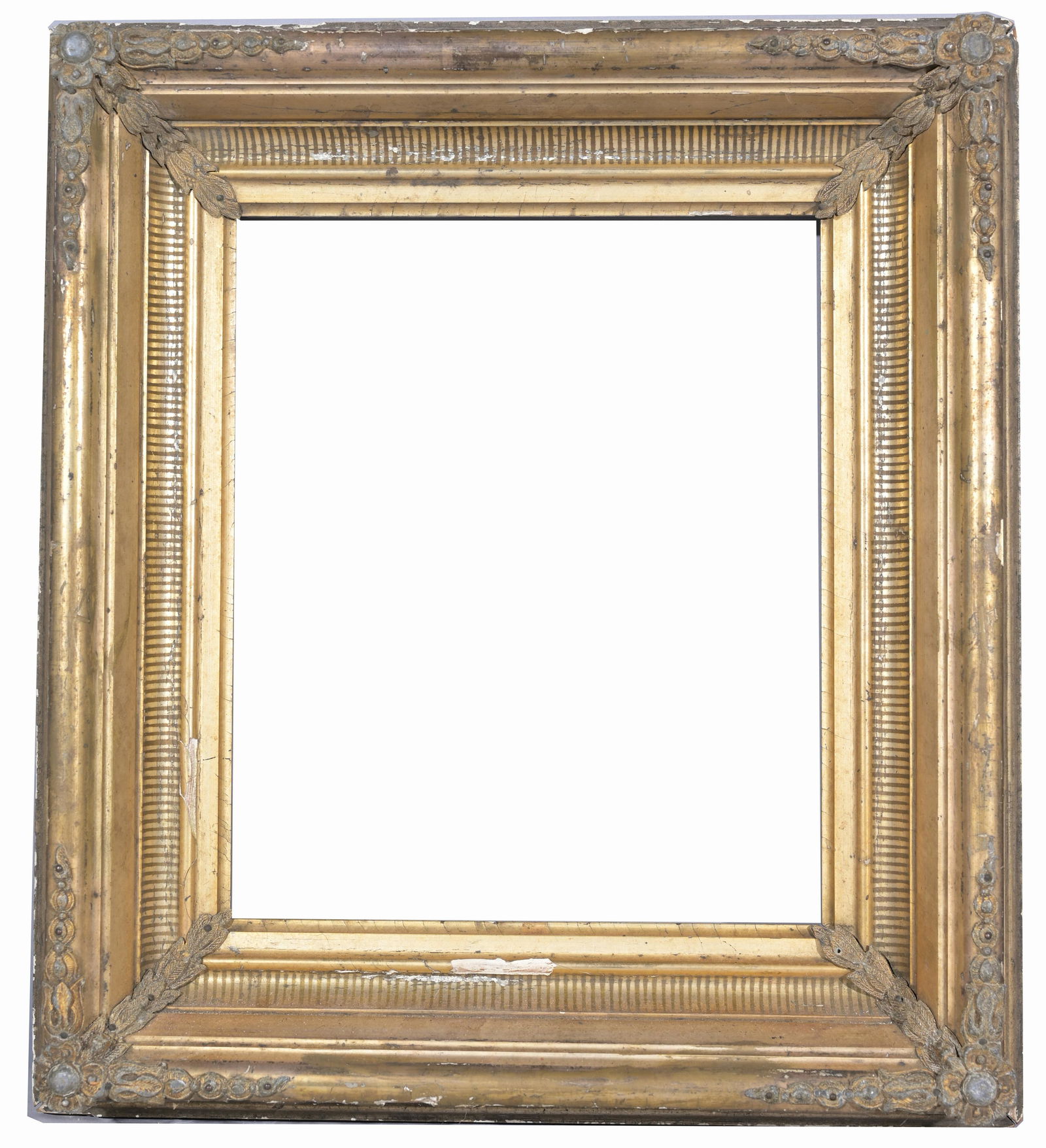 American 1880s - 12 x 10: American 1880s Rabbet Size: 12 x 10 in. Overall Framed Size: 17.5 x 15.5 in. (97-170) (317) Provenance: The historic period frame collection of Eli Wilner. The collection previously included frames ad