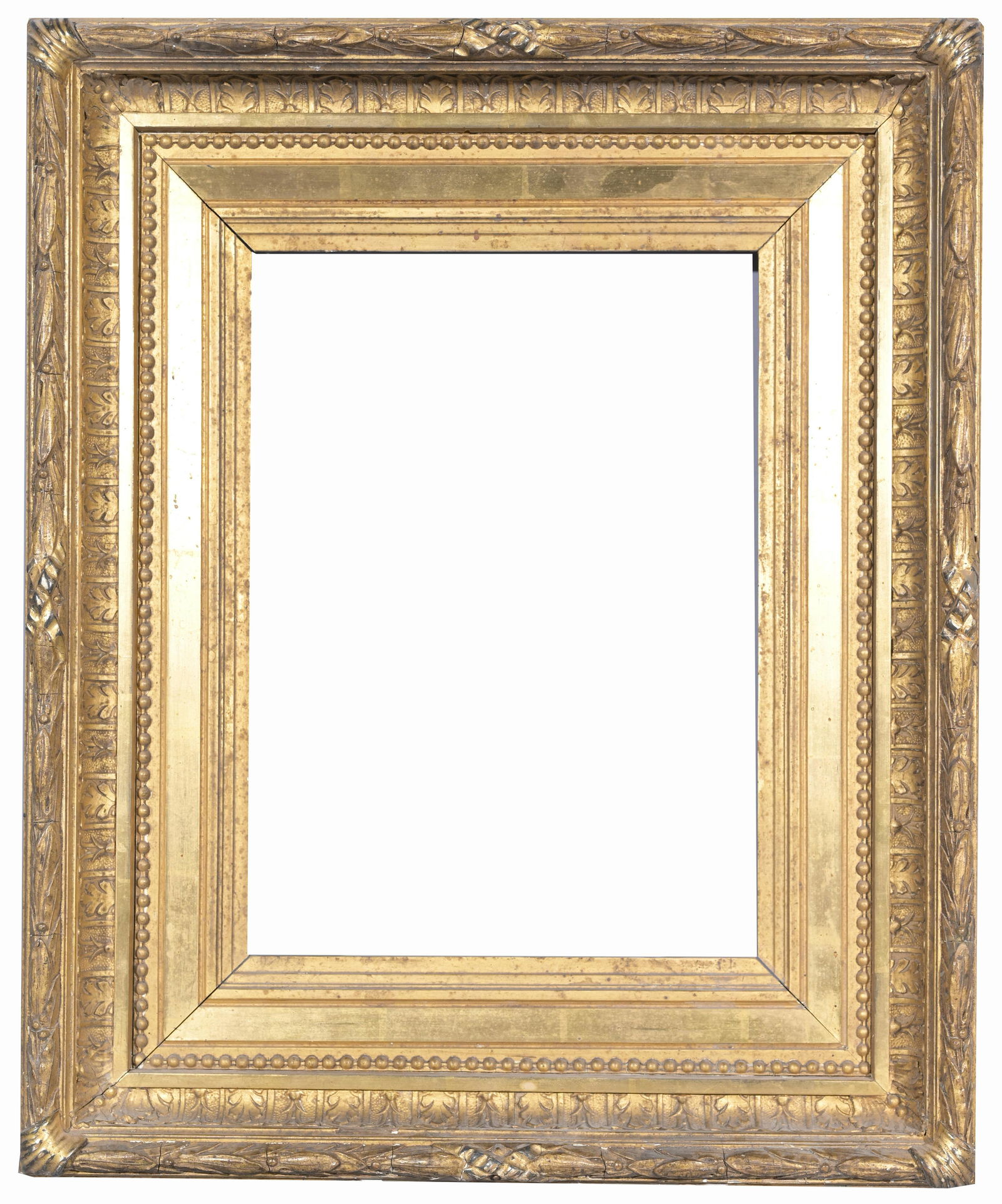 American 1870's Hudson River - 13 1/8 x 9.75: American 1870. Multiple museum labels verso. Rabbet Size: 13 1/8 x 9.75 in. Overall Framed Size: 20.5 x 17 in. (90-345) (318) Provenance: The historic period frame collection of Eli Wilner. The collec