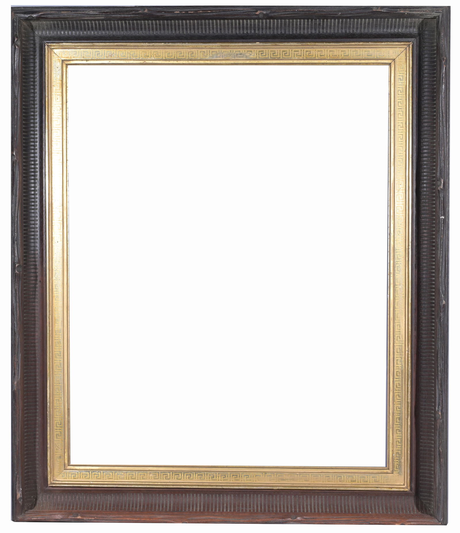 American 1870's - 25 x 20: American 1870 Rabbet Size: 25 x 20 in. Overall Framed Size: 32 x 27 in. (87-252) (321) Provenance: The historic period frame collection of Eli Wilner. The collection previously included frames adornin
