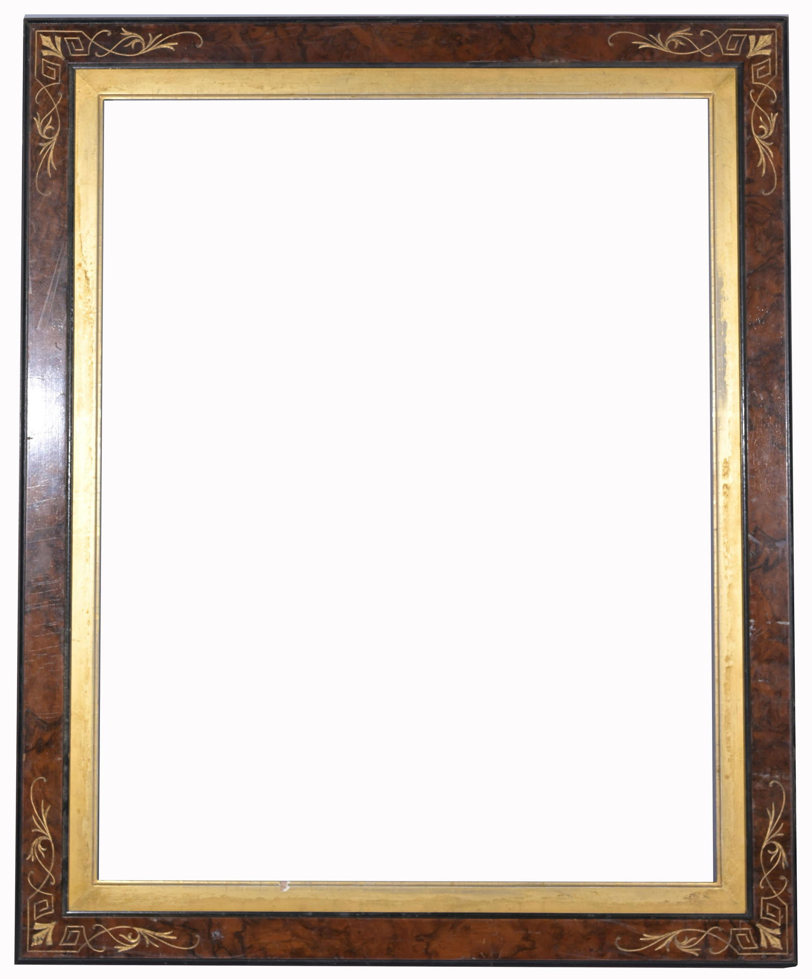 Eastlake - 28 1/8 x 22 1/8: Eastlake Rabbet Size: 28 1/8 x 22 1/8 in. Overall Framed Size: 33.5 x 27.5 in. (88-40) (108) Provenance: The historic period frame collection of Eli Wilner. The collection previously included frames a