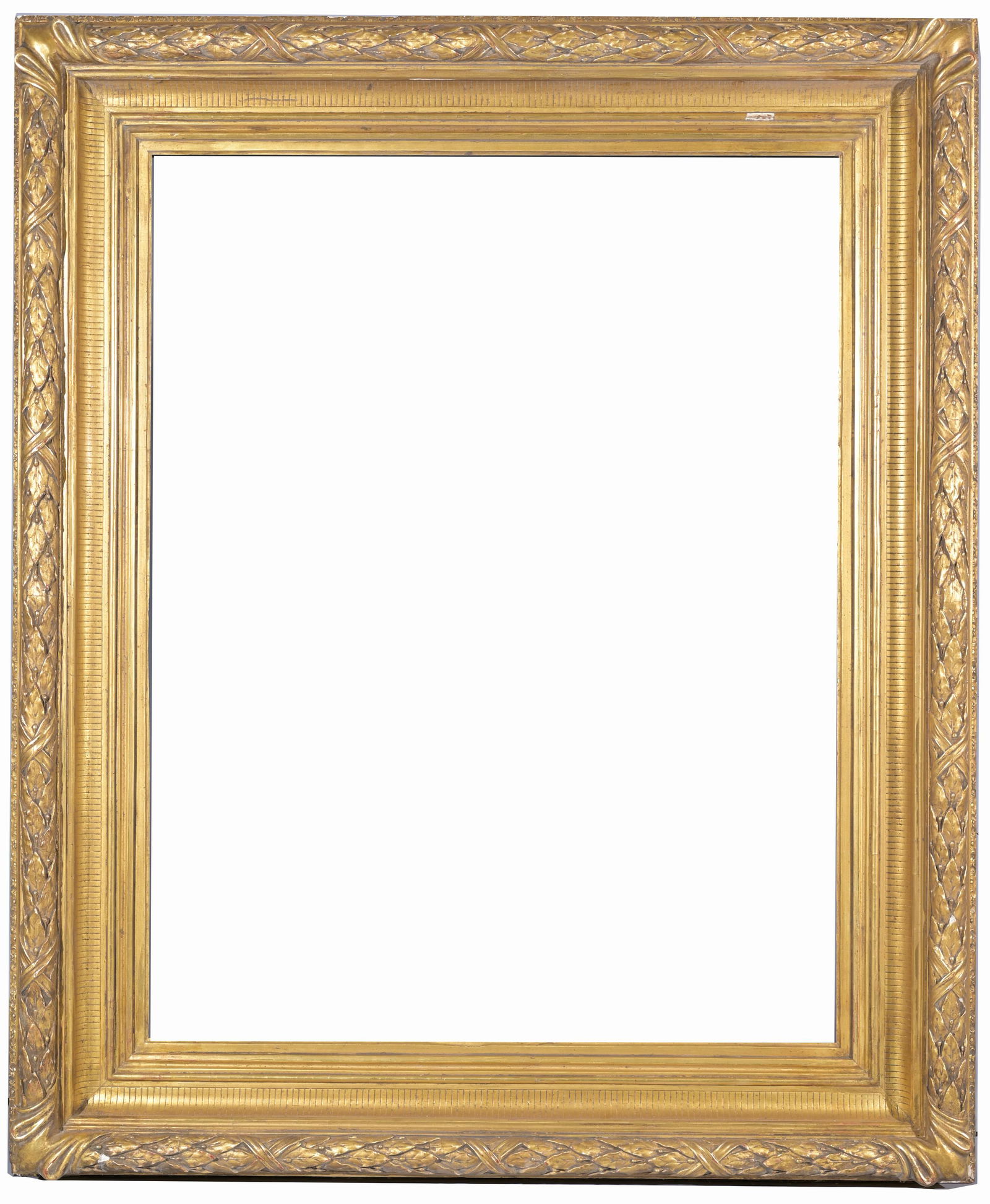 Large 19th C. Gilt/Fluted Cove Frame - 45.5 x 34.5 (1 of 7)