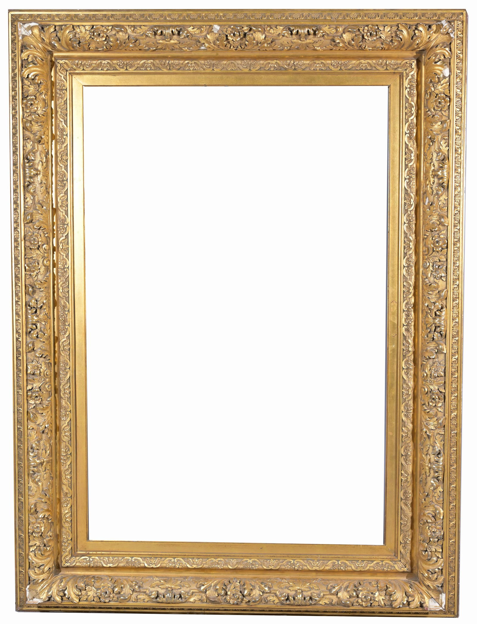 Large American 1880's Gilt Frame- 51 7/8 x 34.25 (1 of 6)