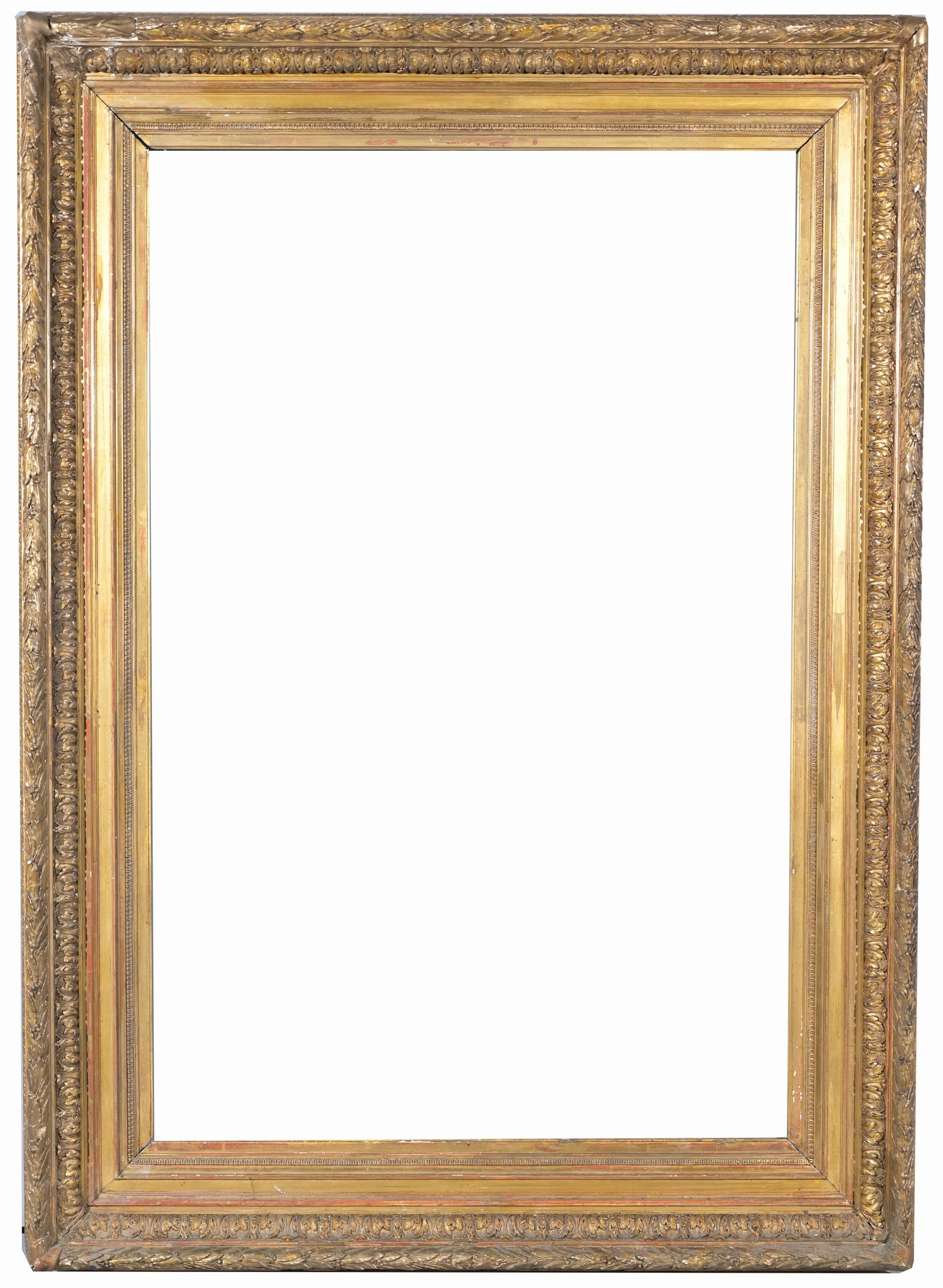 Large French 1870's - 45 x 29.5: French 1870's Rabbet Size: 45 x 29.5 in. Overall Framed Size: 55.5 x 40 in. (11-63) (Med) Provenance: The historic period frame collection of Eli Wilner. The collection previously included frames ador
