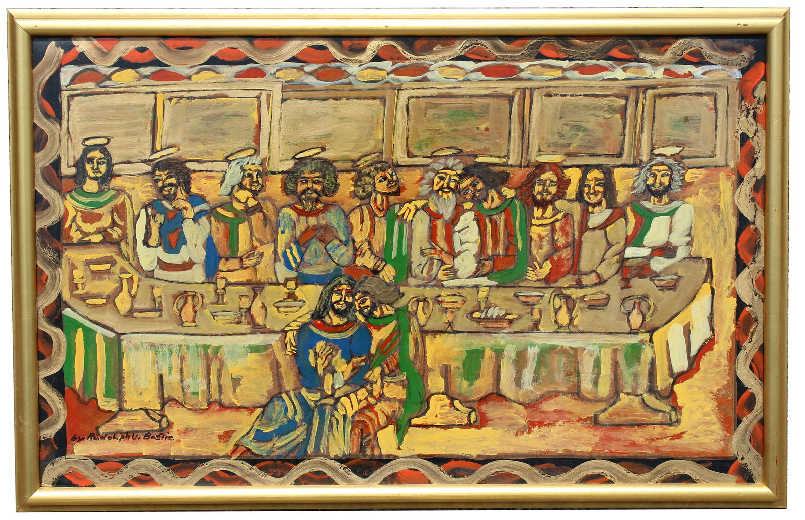 Rudolph V. Bostic (1944-2021) Folk Art (1 of 4)