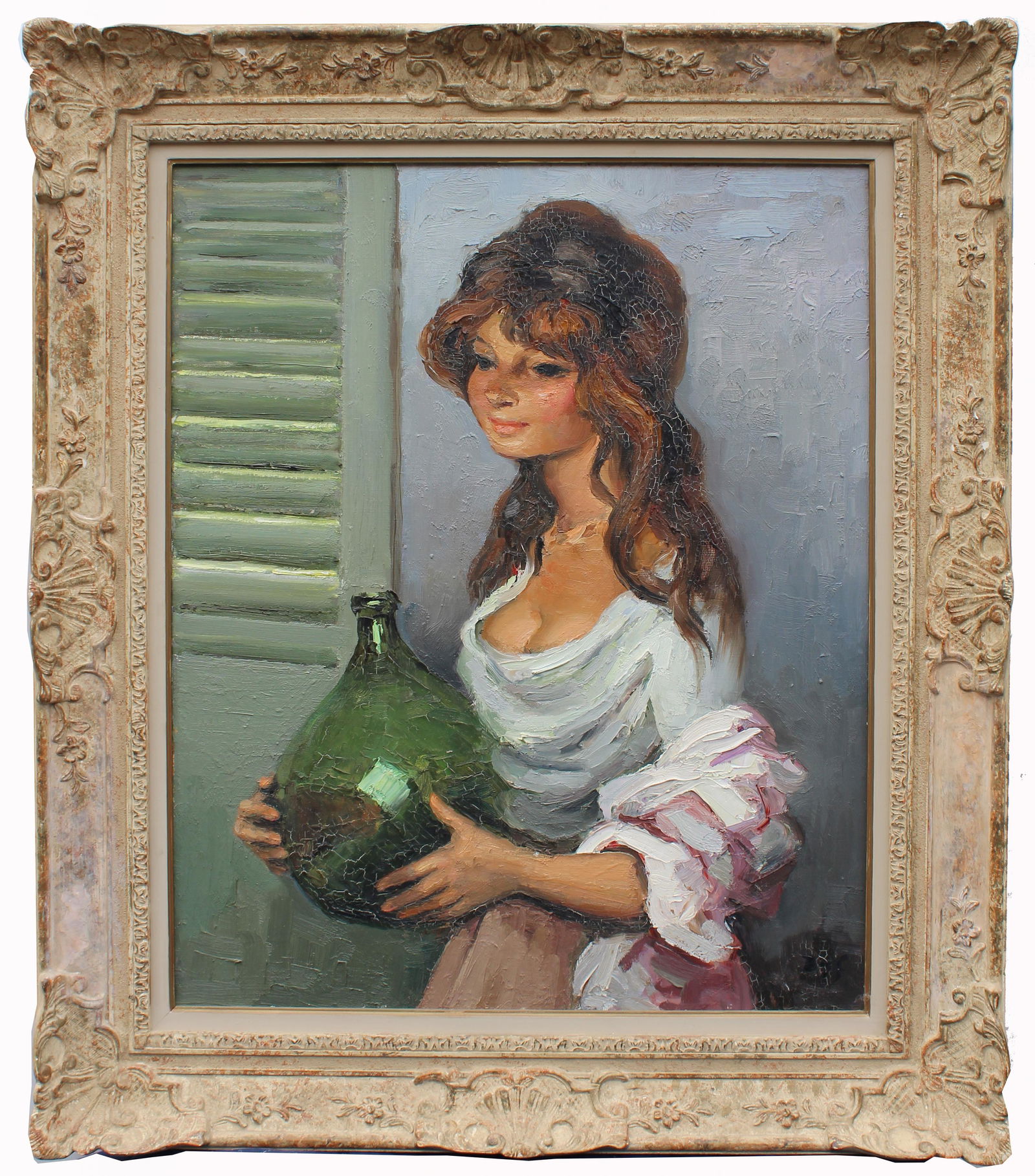 Marcel Dyf (1899 - 1985) "Pauline, la gitane": Marcel Dyf (French, 1899 - 1985) "Pauline, la gitane" - 1965 Signed lower right. Oil on Canvas. Original Frost and Reed Gallery (London) label verso. Title and date has been approved by Claudine Dyf.
