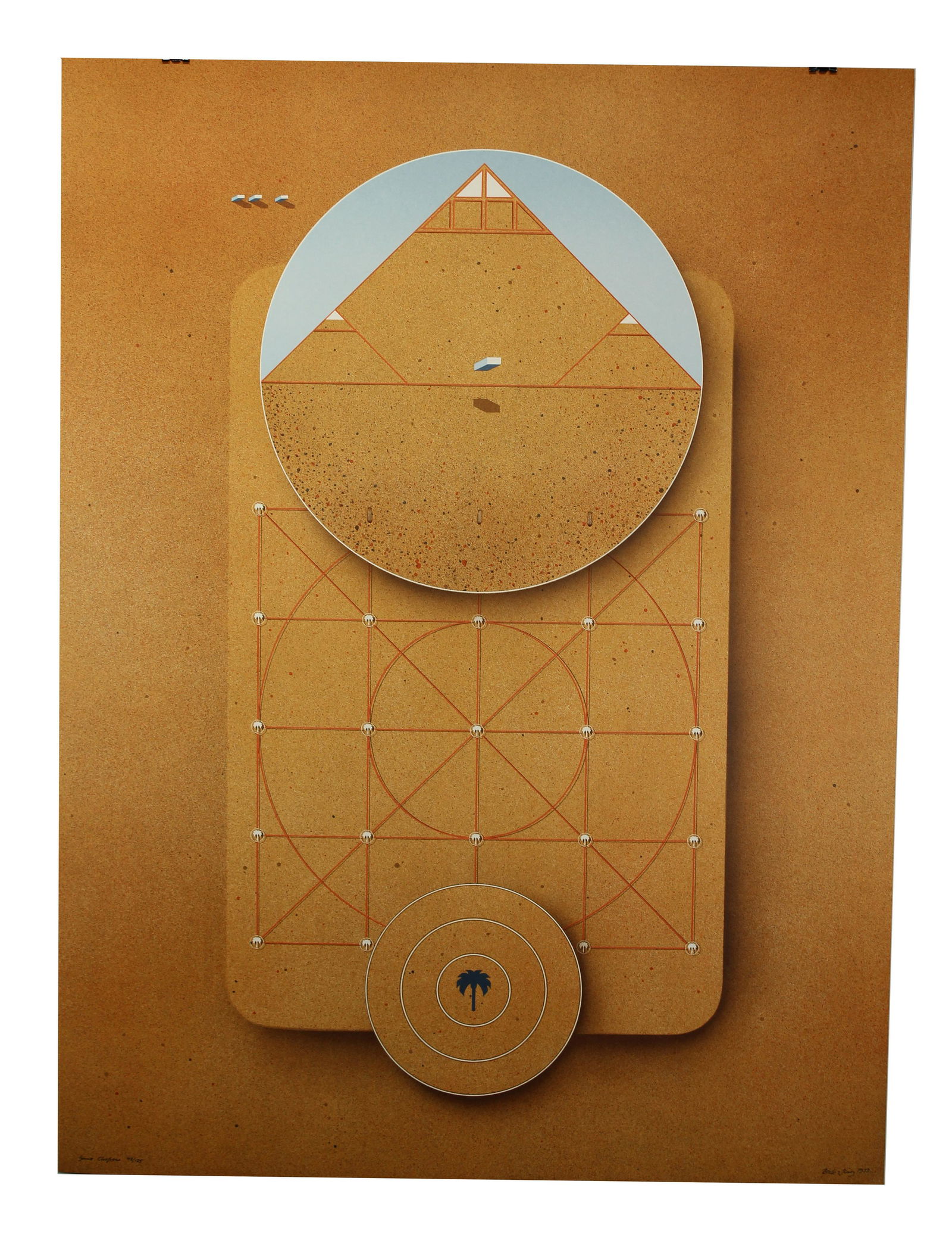 Beck & Jung 1977 Lithograph / Collage (1 of 5)