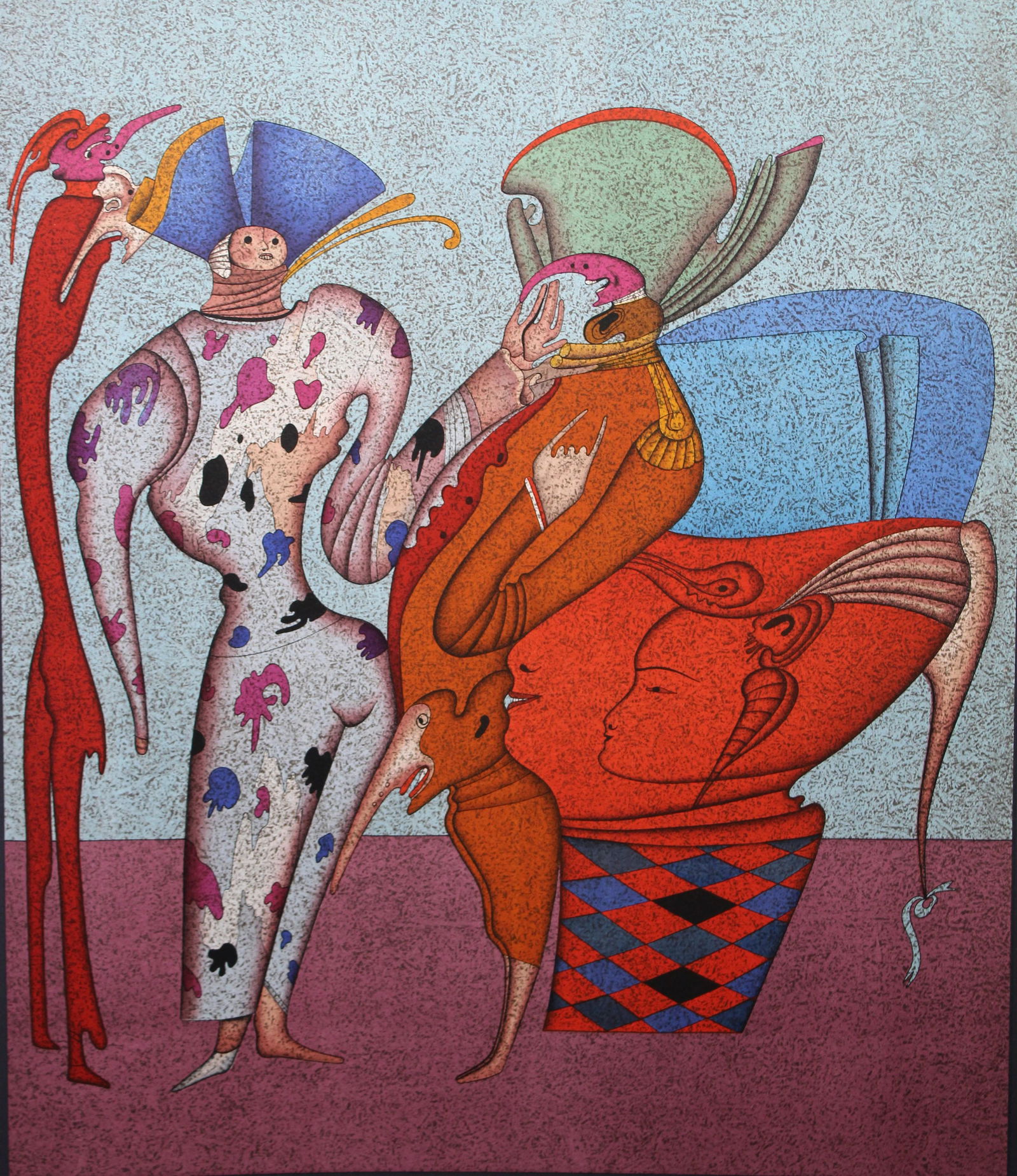 Mihail Chemiakin (B 1943) "Untitled VII" (40/225) (1 of 4)