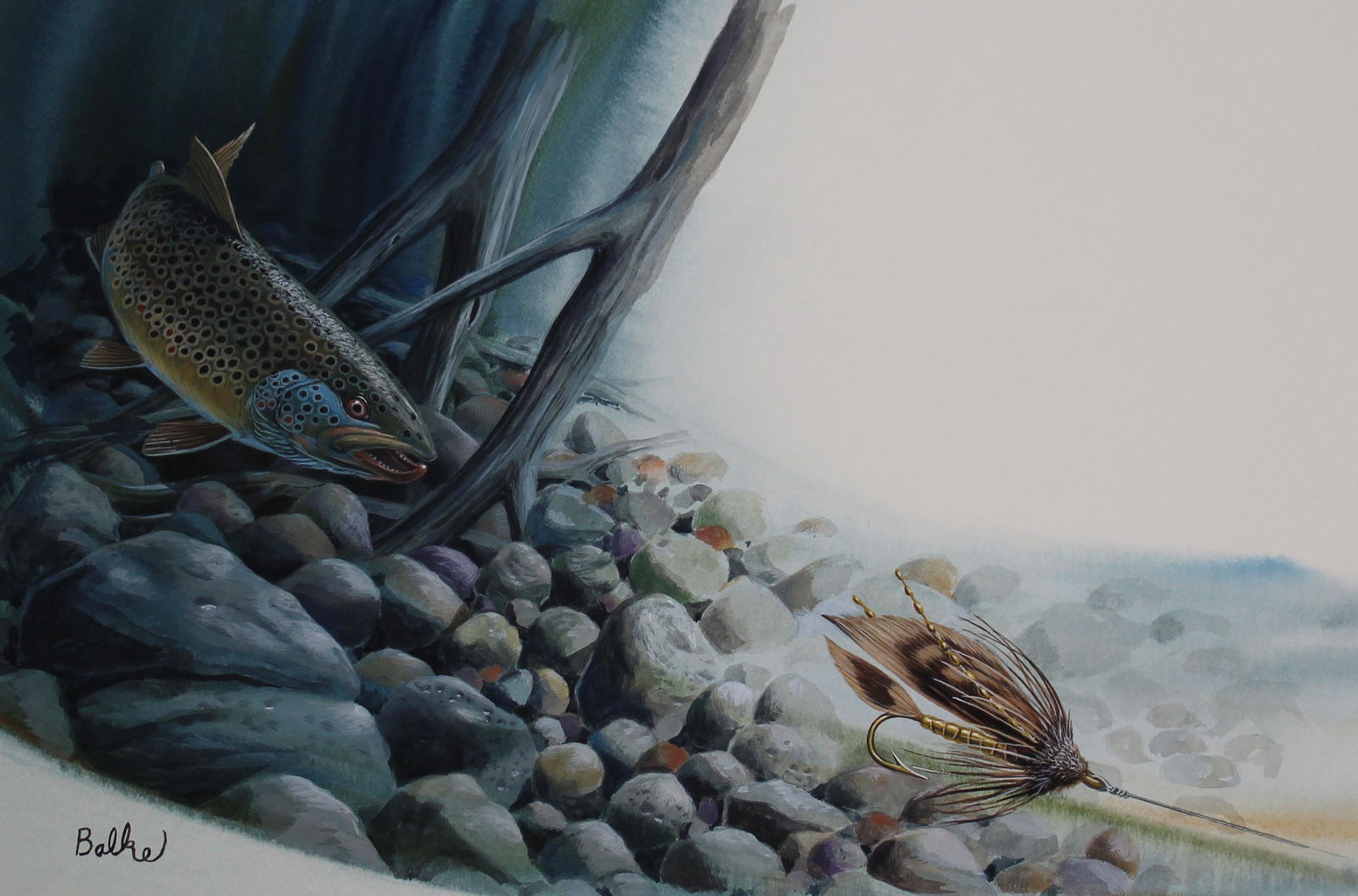 Don Balke (B. 1933) Fishing Flies - Muddler Minnow (1 of 4)