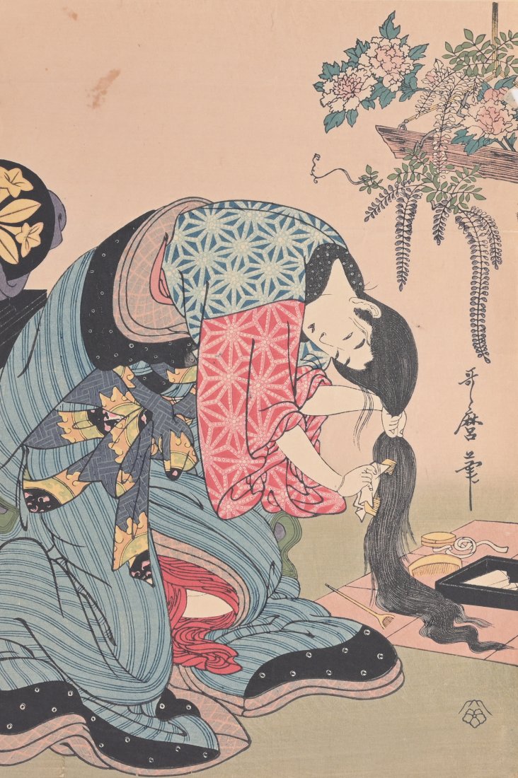 Utagawa Kunisada (Toyokuni III) (1786-1865): Utagawa Kunisada (Toyokuni III) (1786-1865) Woodblock. Image size: 15 x 10 inches.