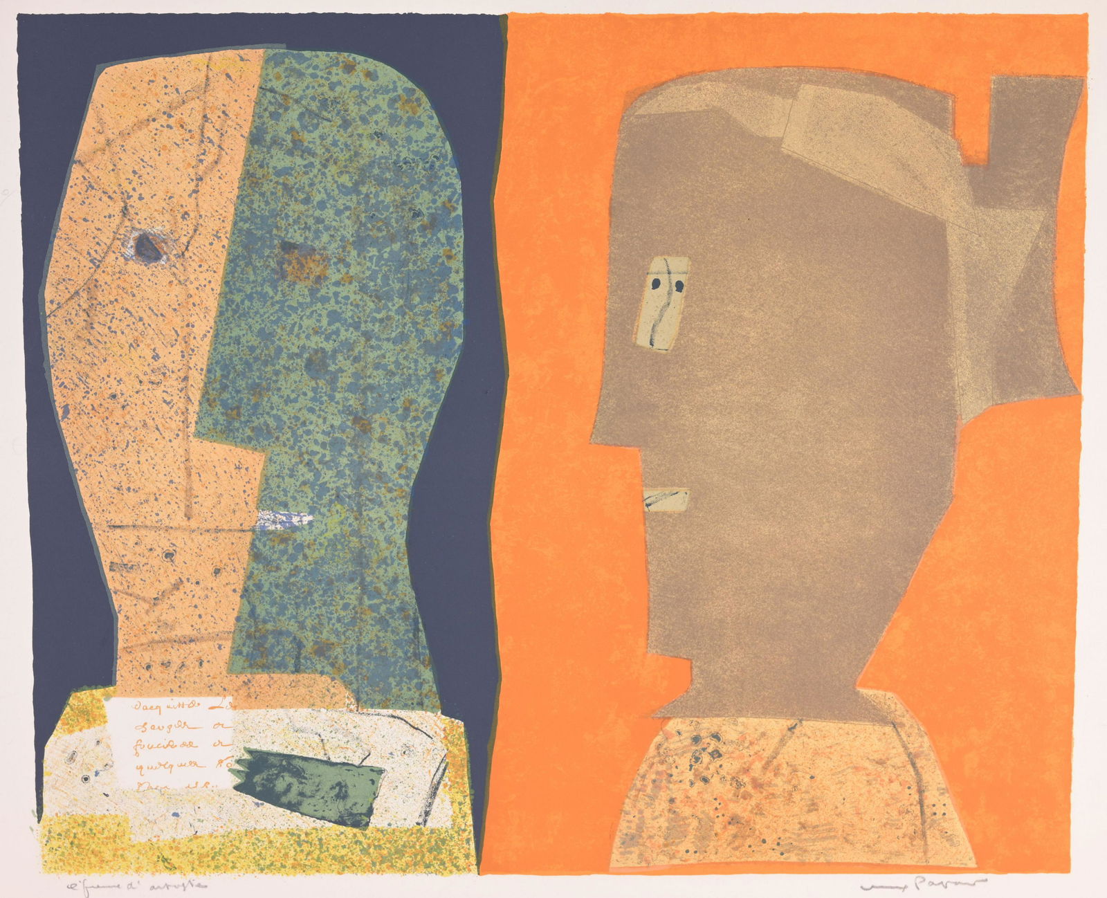 Max Papart (1911-1994) "L'Homme Souriant" (1 of 5)