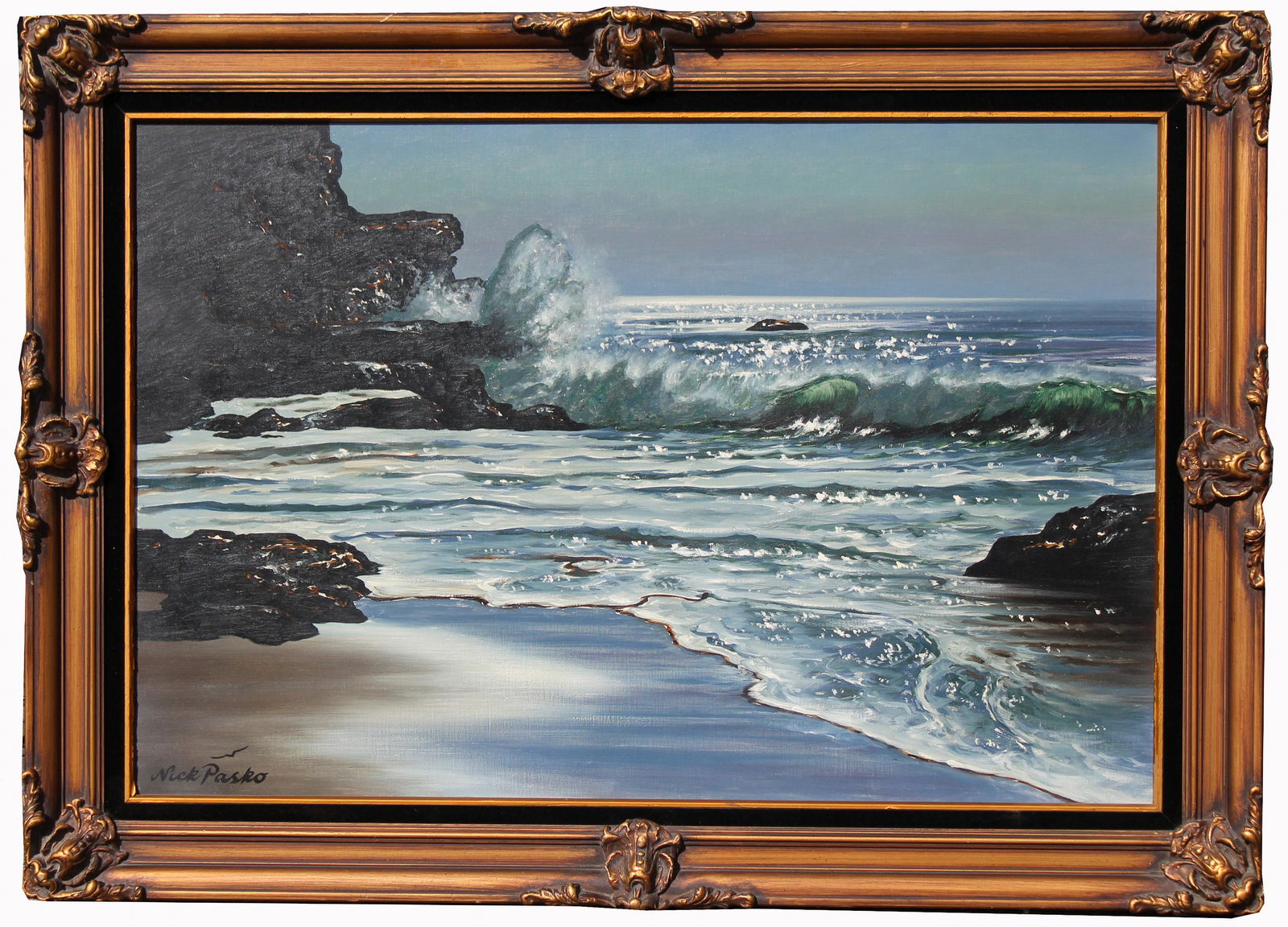 Nick Pasko (California, 20th C.) Seascape (1 of 4)