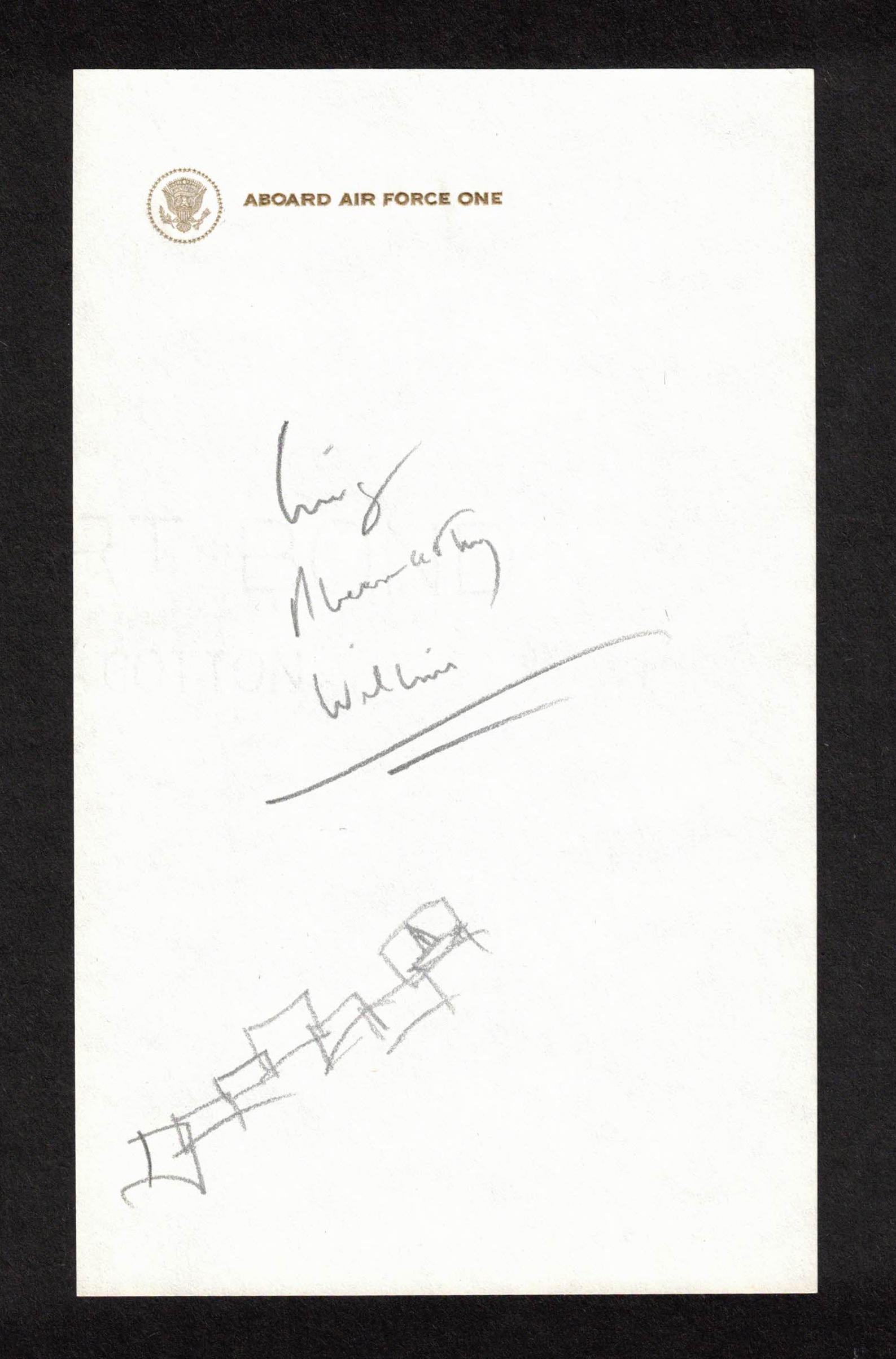 President Kennedy Most Historic Civil Rights Note (1 of 3)