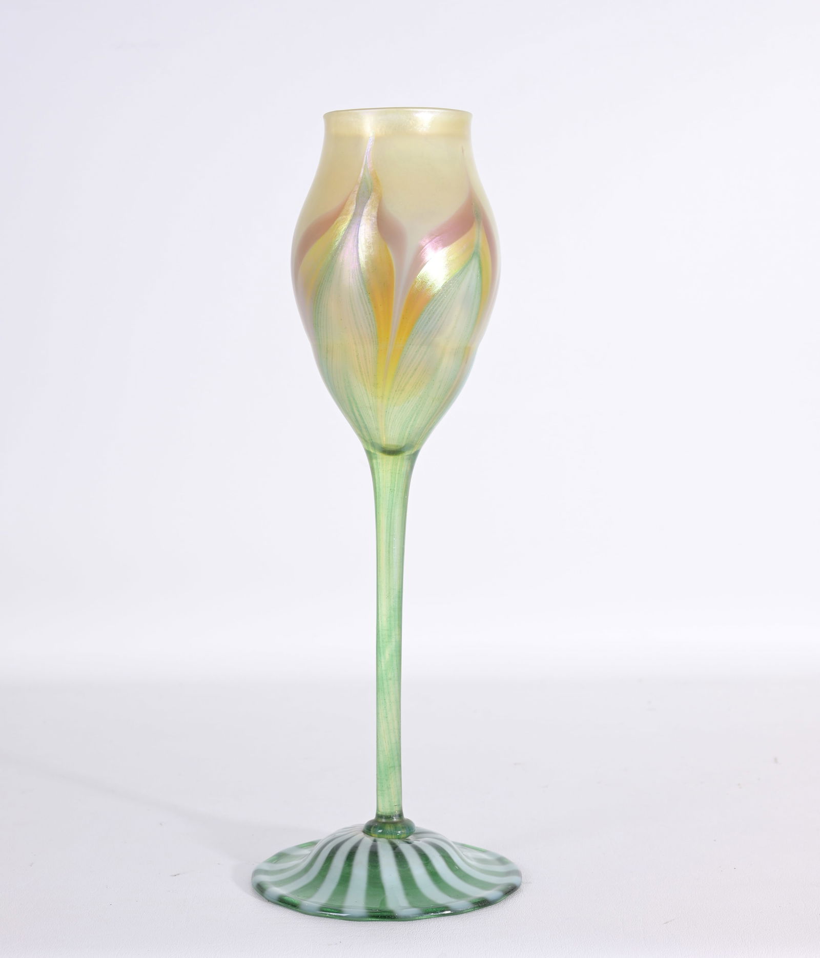 Louis Comfort Tiffany Art Glass Floriform Vase (1 of 10)