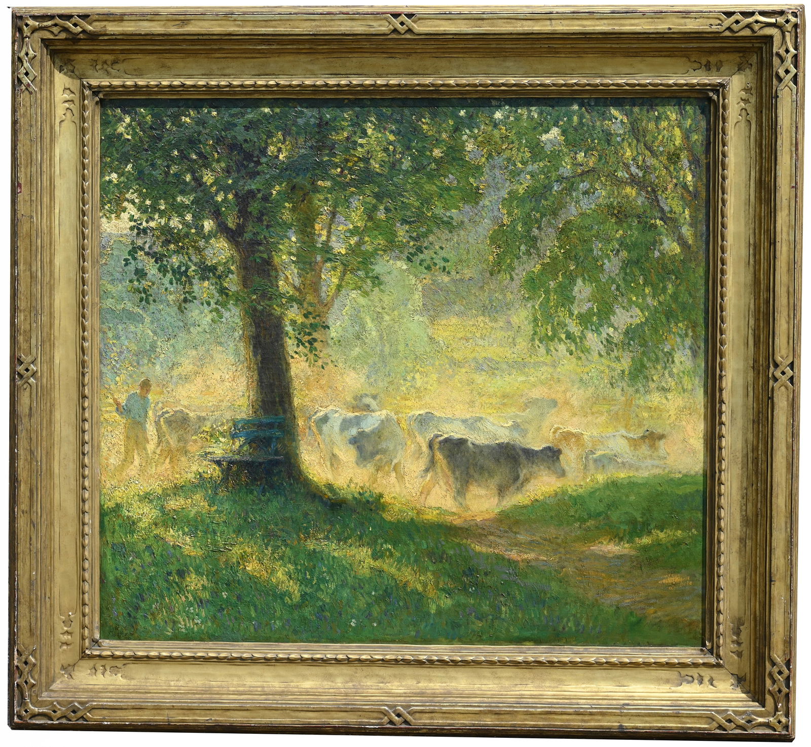 Francis Luis Mora (1874 - 1940) "The Passing Herd" (1 of 8)