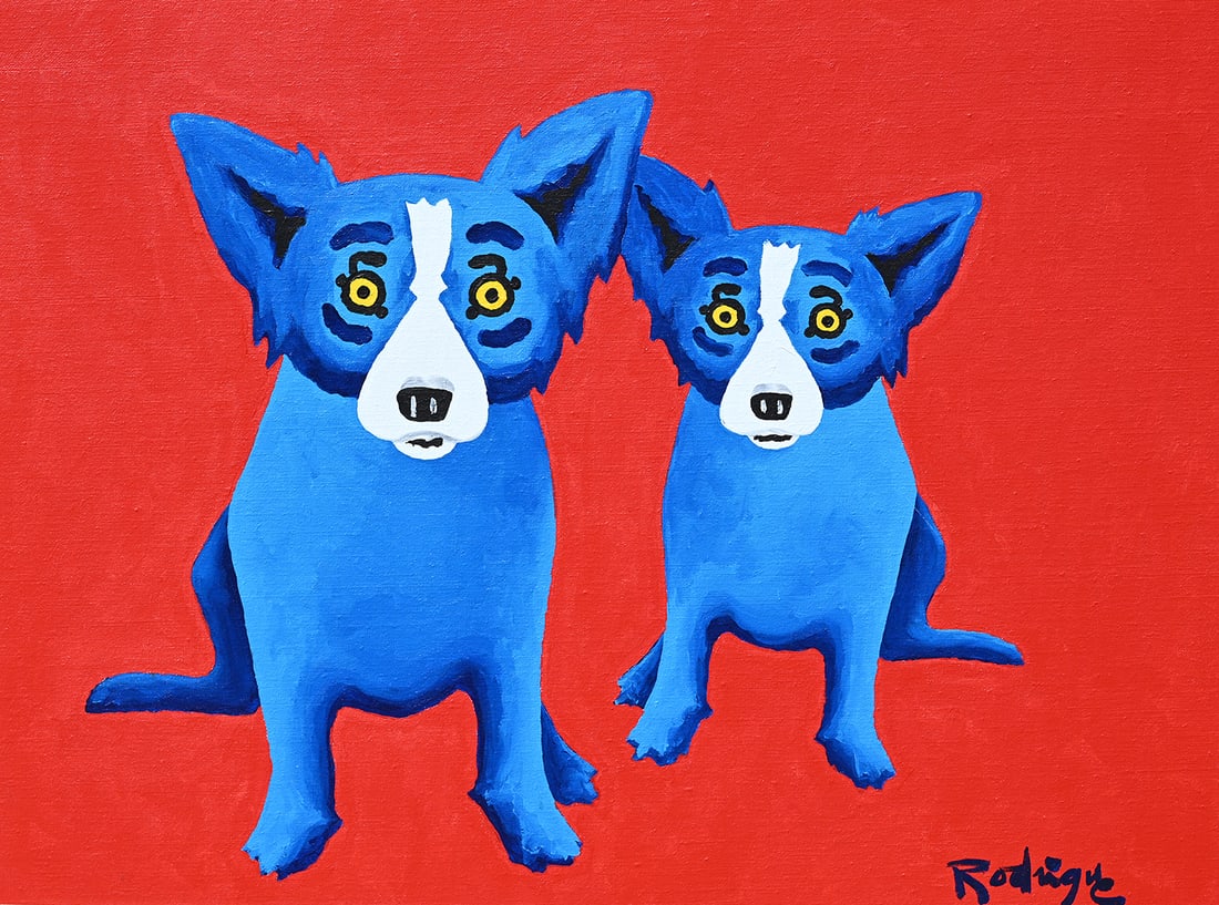 George Rodrigue (1944 - 2013) "Hot Days Ahead" (1 of 6)