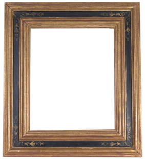Gilt Heydenryk Frame: Gilt Heydenryk Frame. With label verso. Sight Size: 19 x 16 in. Overall Framed Size: 27.5 x 24.5 in.