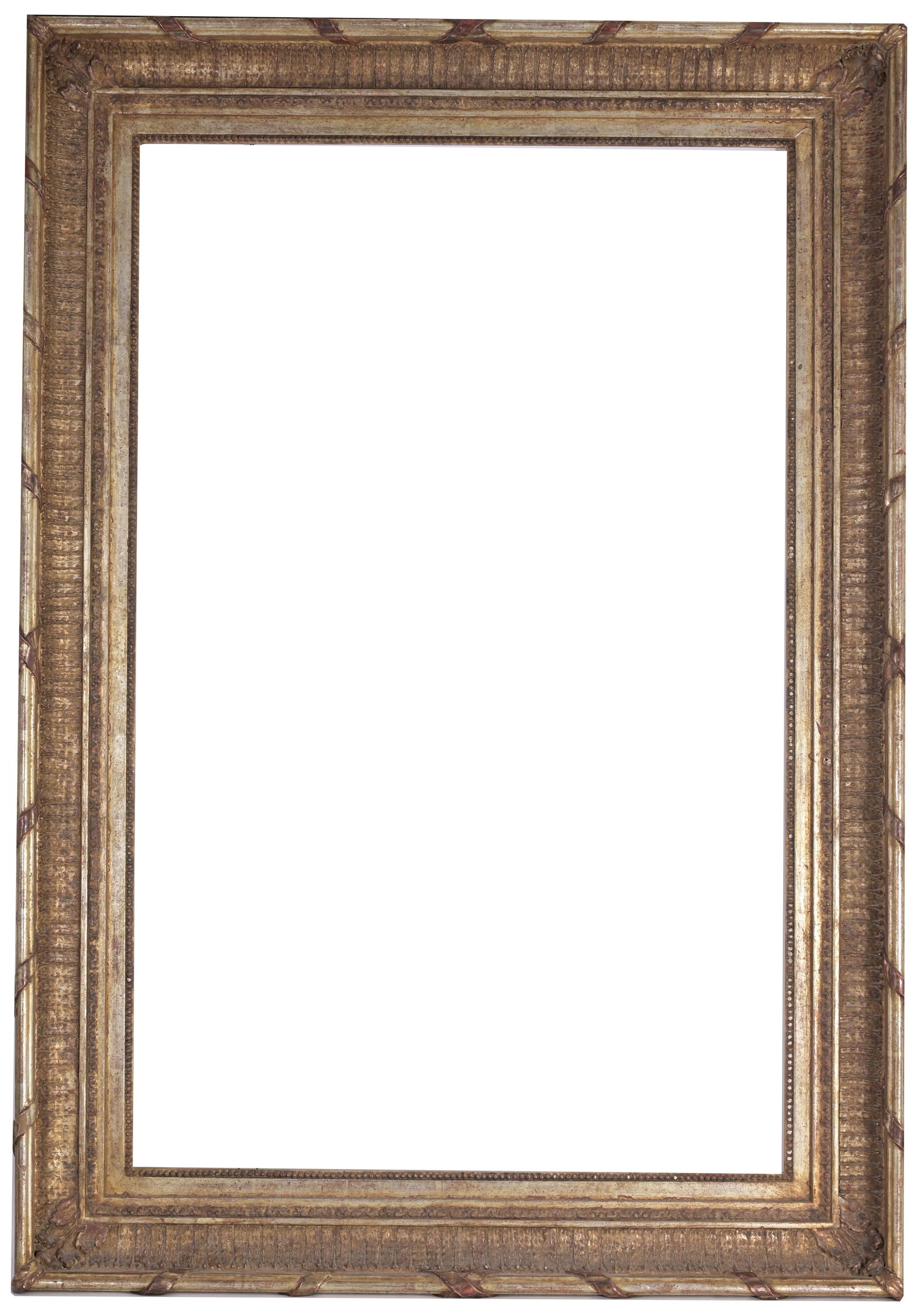 American, Santa Fe Style Frame: American, Santa Fe Style Frame. Rabbet Size: 36 x 23 in. Overall Framed Size: 43 x 30 in.