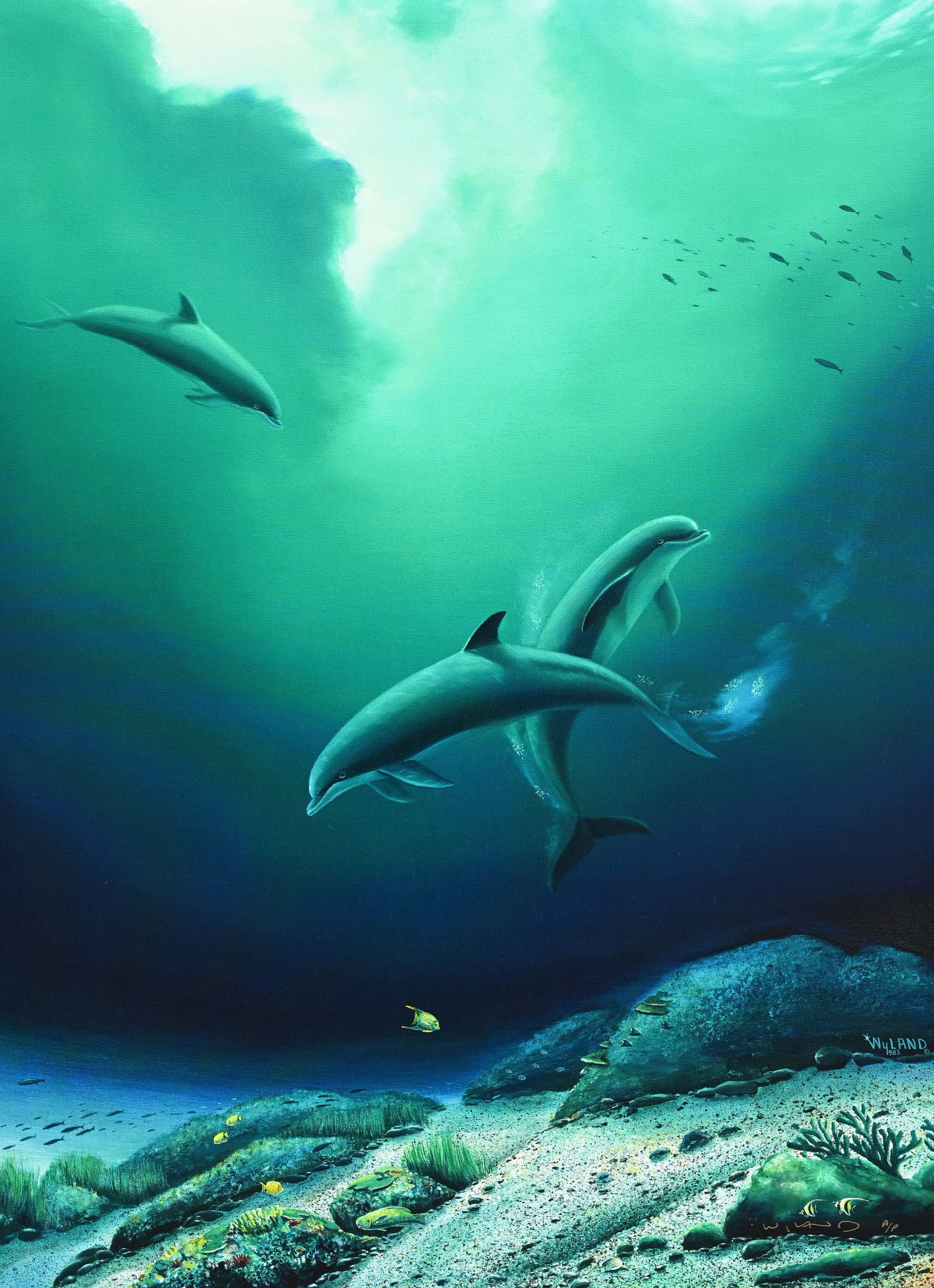 Wyland "Children of the Sea" AP Giclee (1 of 8)