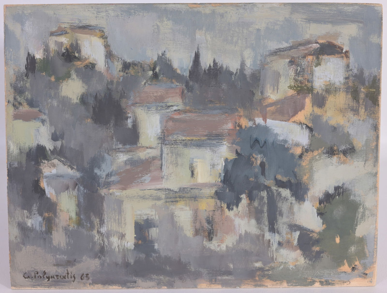 Giorgio Polykratis (Greek, B. 1931) "Paesaggio" (1 of 4)