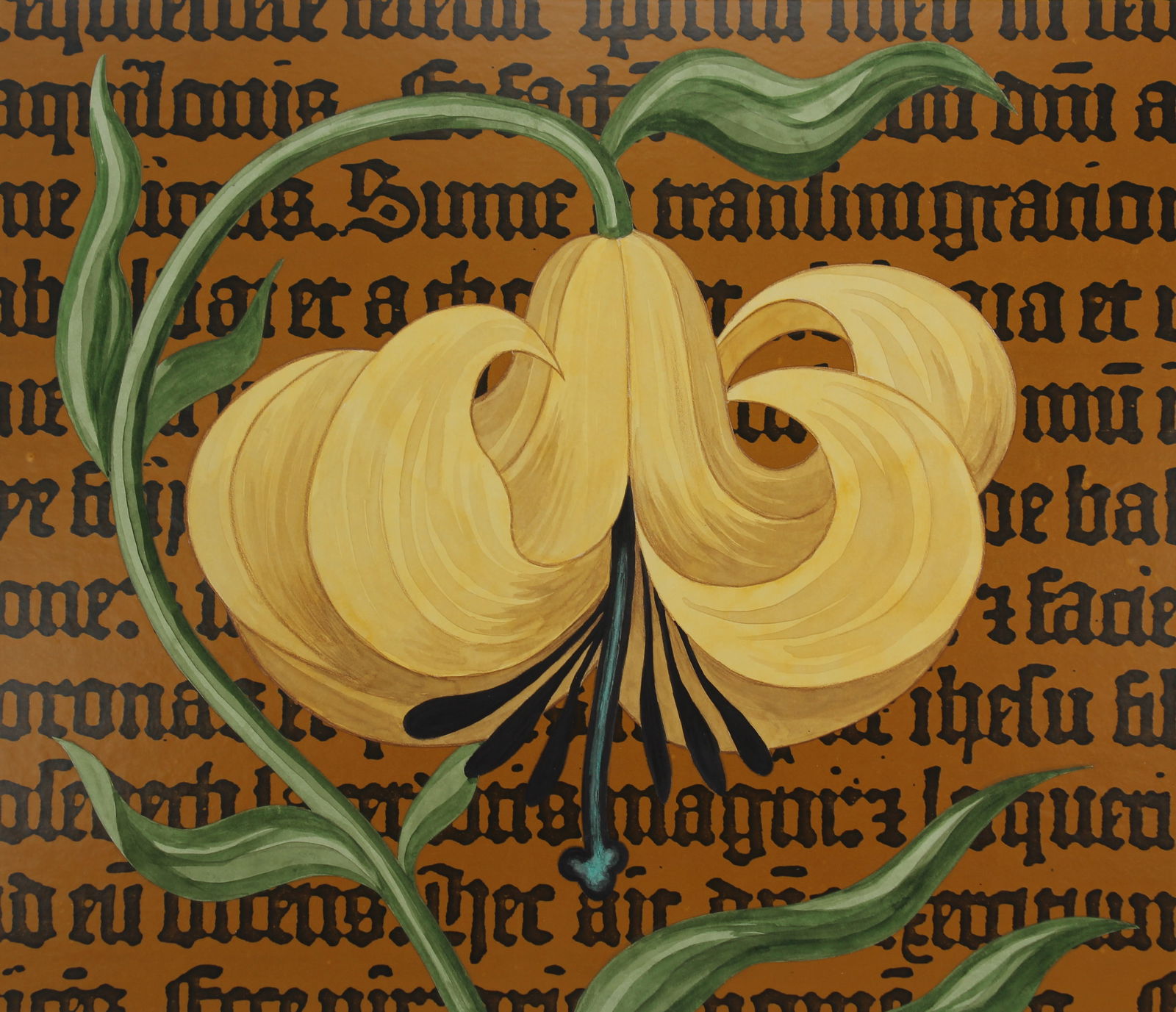 Erik Nitsche (1908 - 1998) "Lily" Original (1 of 3)